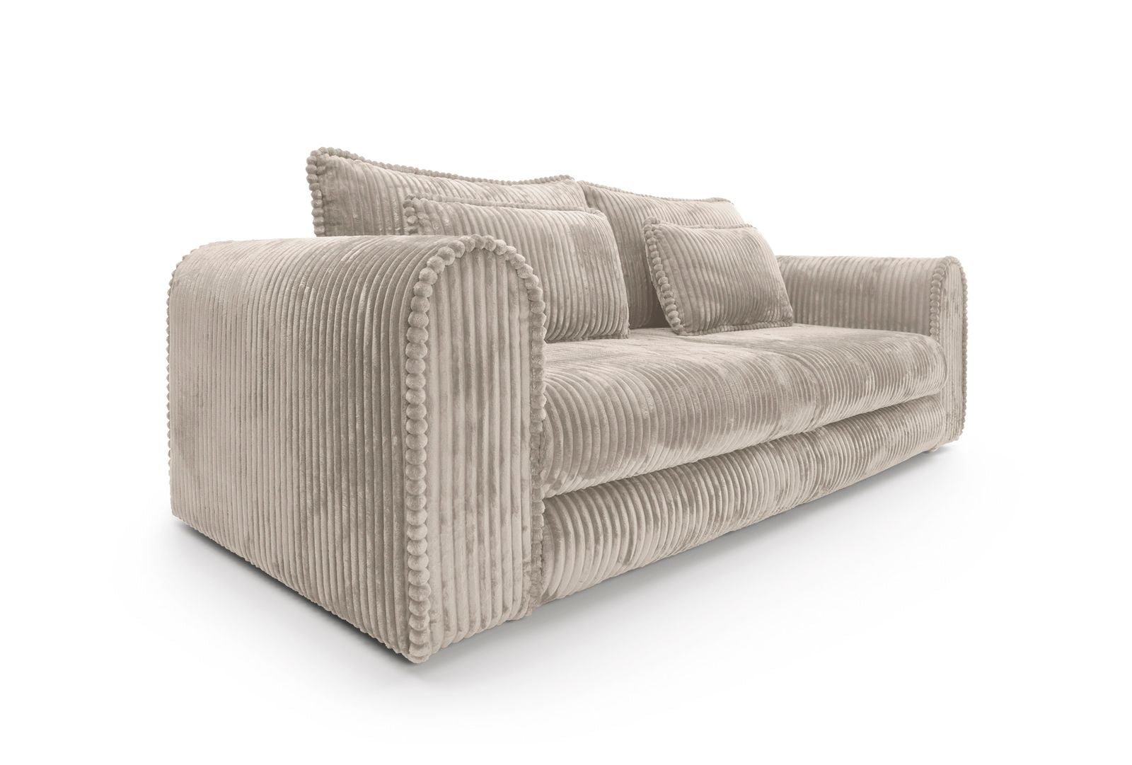 Designer Sofa Lil Buddy 3-Sitzer mit Schlaff- & Bettkasten in Cord