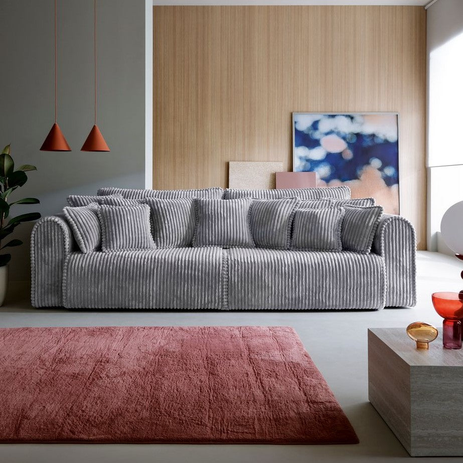 Designer Sofa Big Buddy 4-Sitzer mit Schlaff- & Bettkasten in Cord