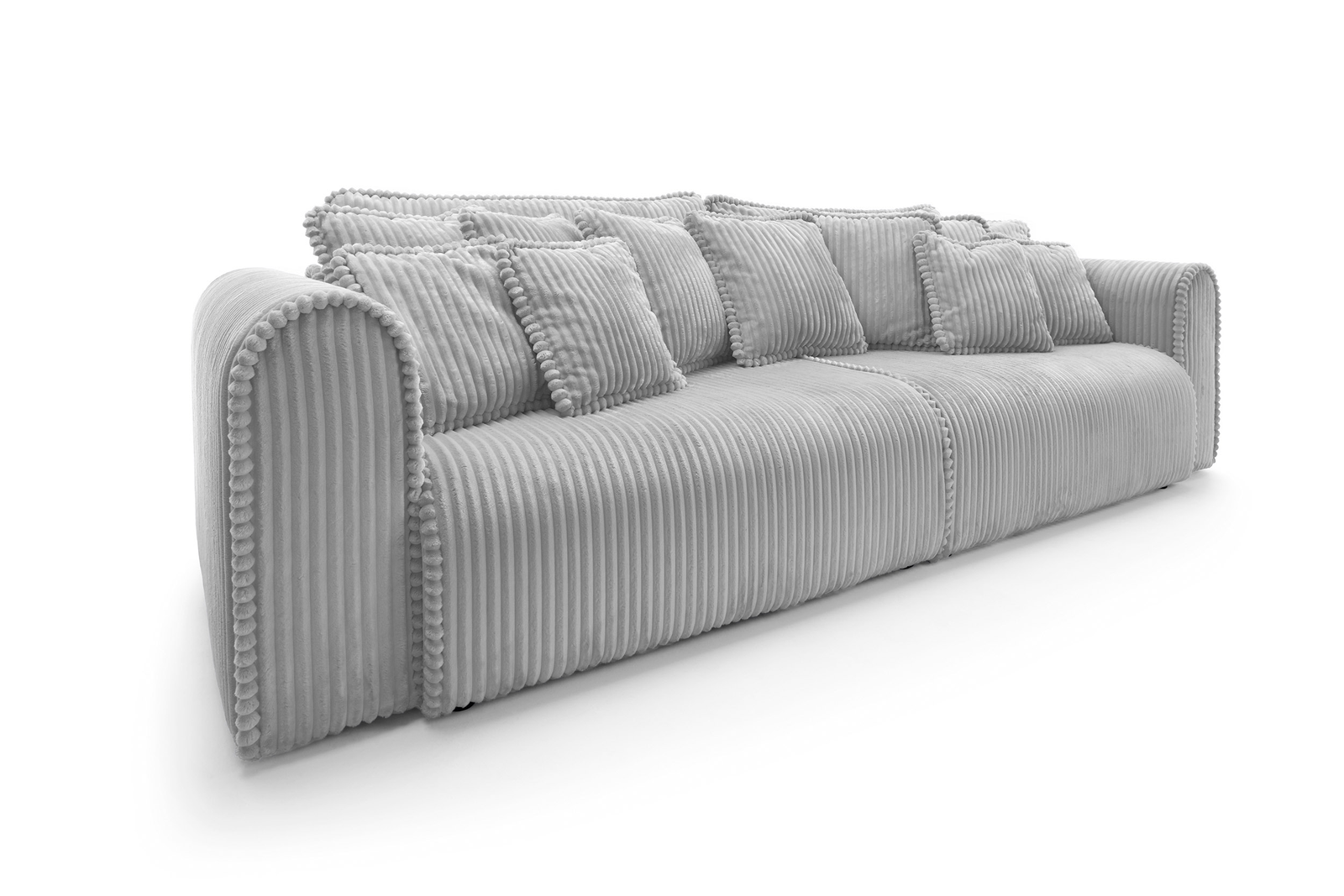 Designer Sofa Big Buddy 4-Sitzer mit Schlaff- & Bettkasten in Cord