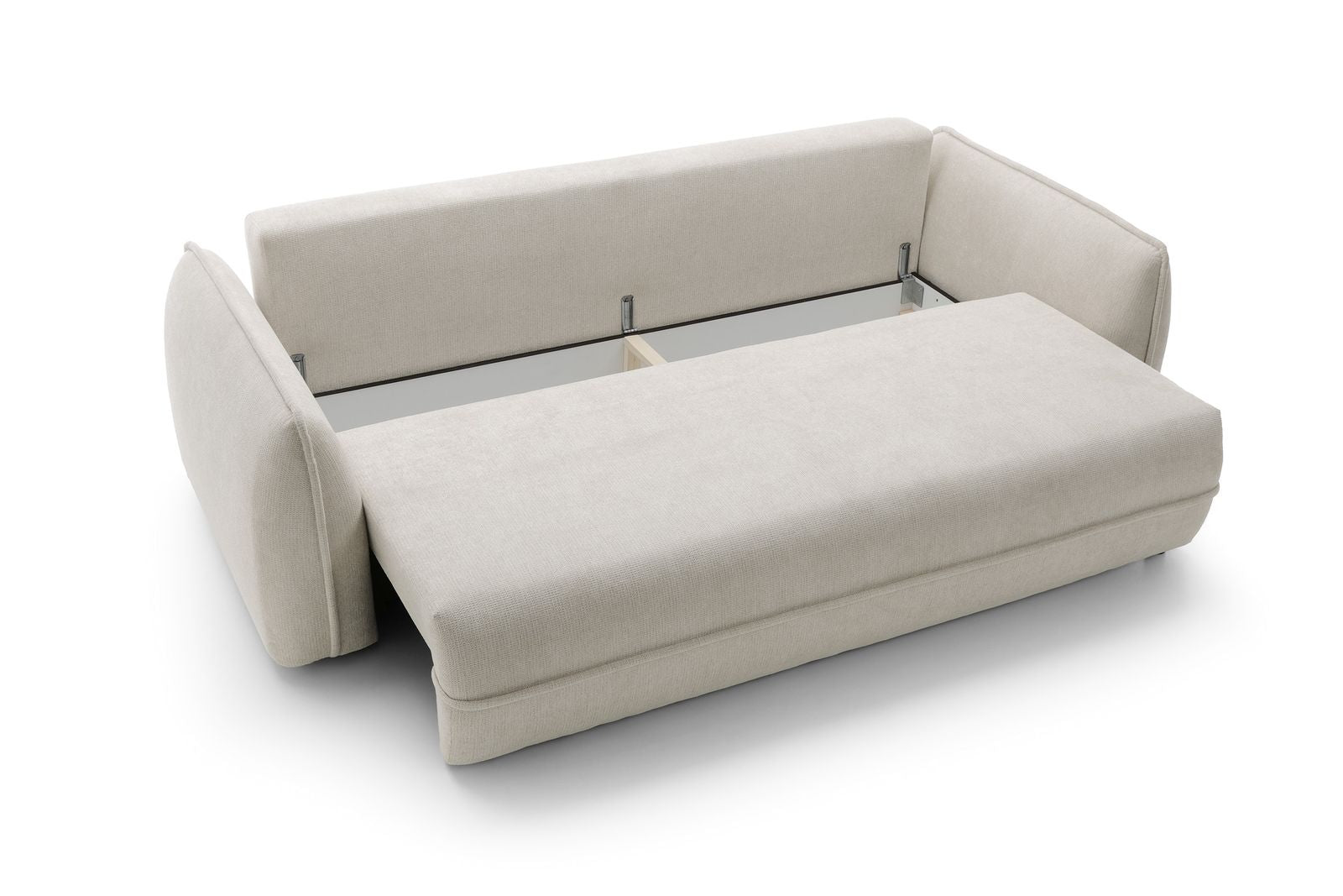 Designer Sofa Moho mit Schlaf- und Klappfunktion in Stoff