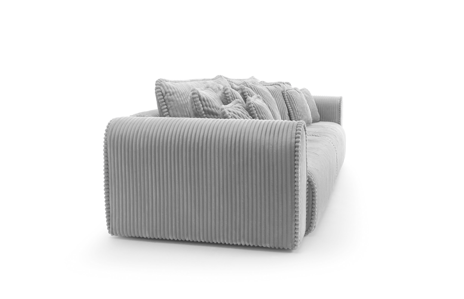 Designer Sofa Big Buddy 4-Sitzer mit Schlaff- & Bettkasten in Cord