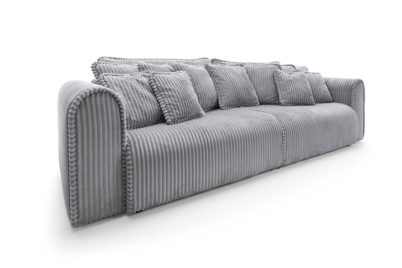 Designer Sofa Big Buddy 4-Sitzer mit Schlaff- & Bettkasten in Cord