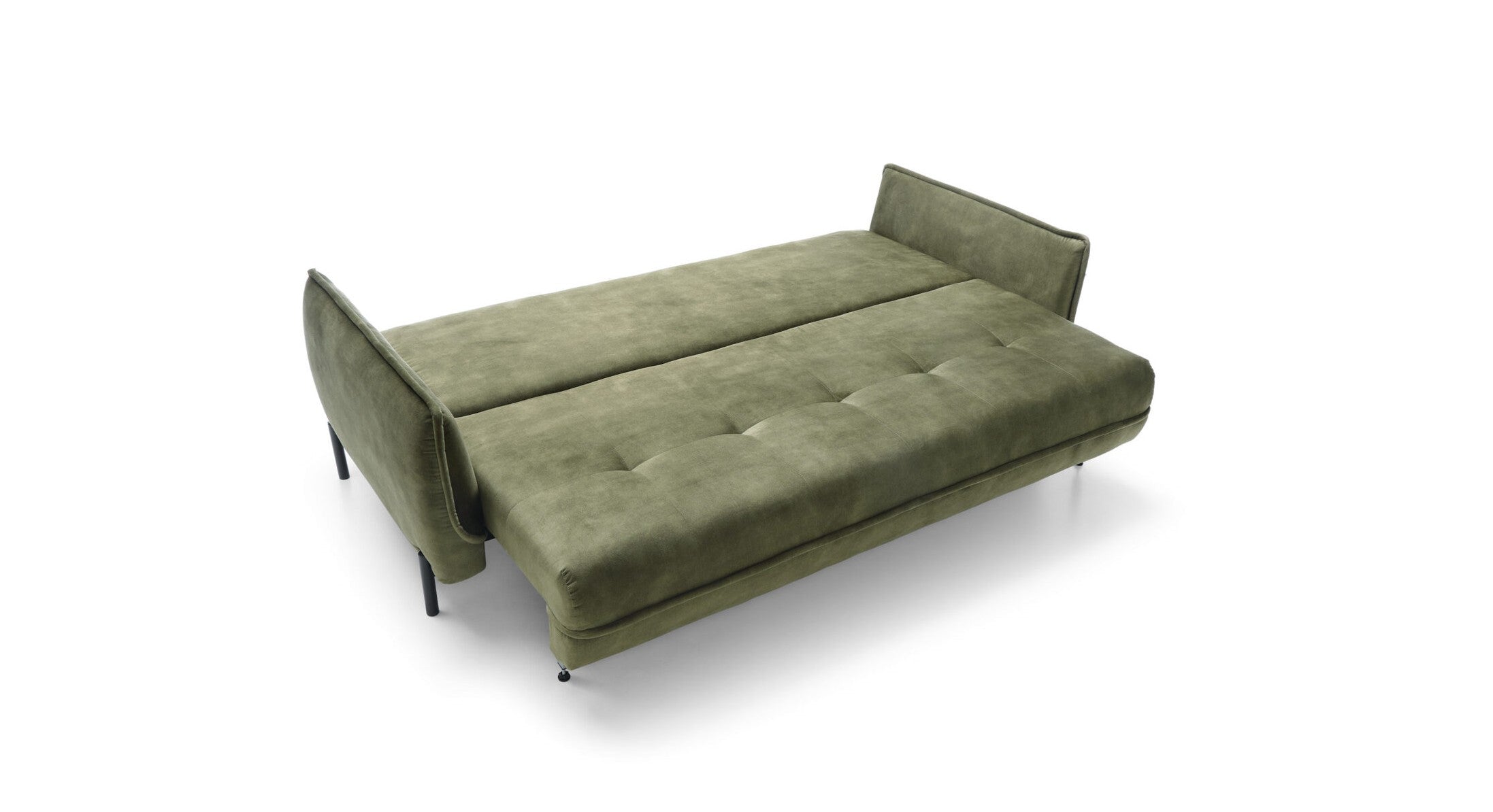 Designer Sofa Osaka mit Schlaffunktion & Bettkasten in Samt