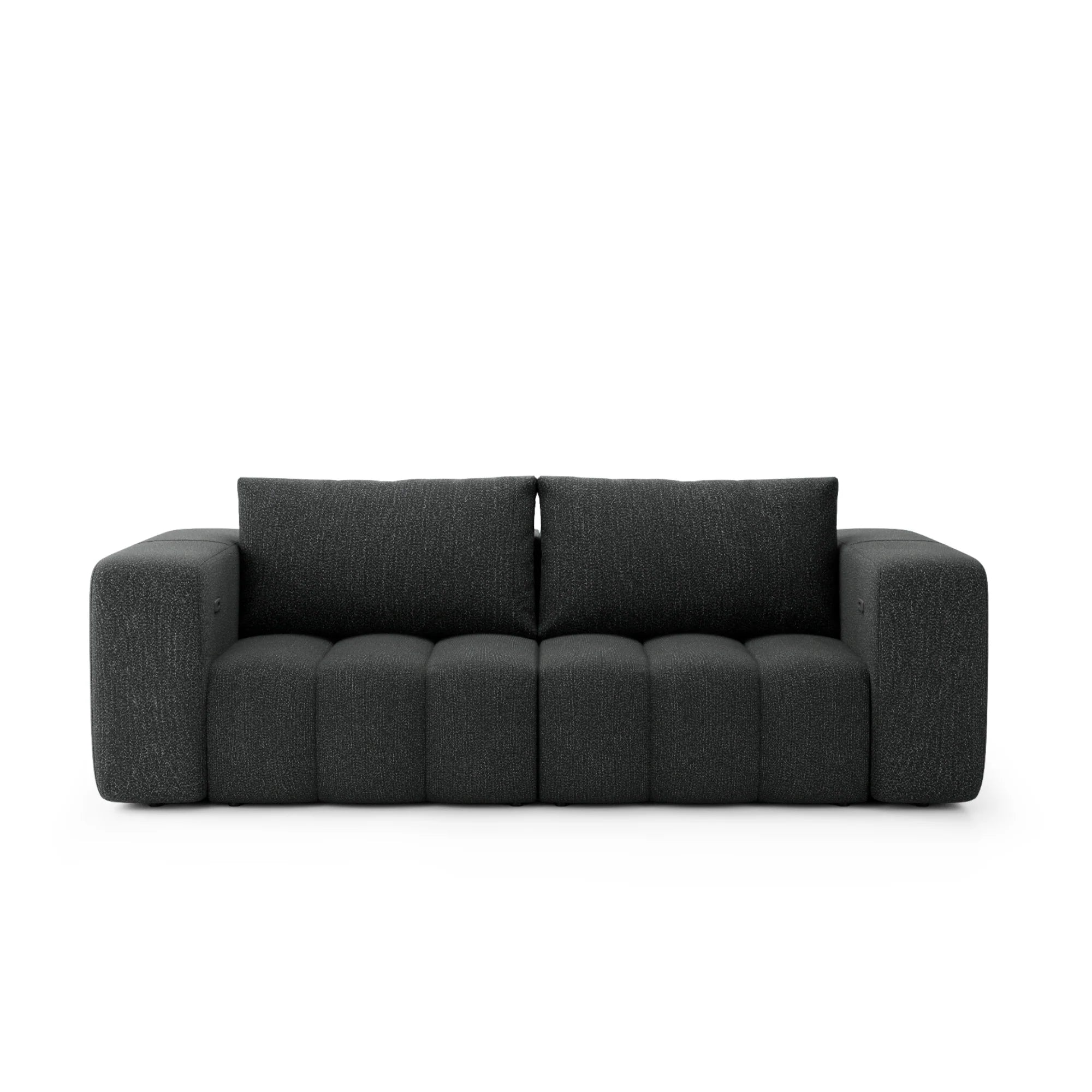 Designer Sofa Bern elektrisch mit Sitzverstellung in Chenille