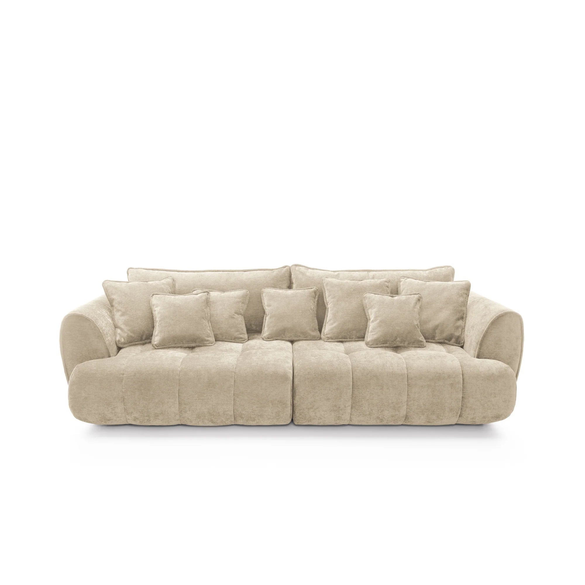 Designer Sofa Bombay mit Schlaff- & Bettkasten in Samt