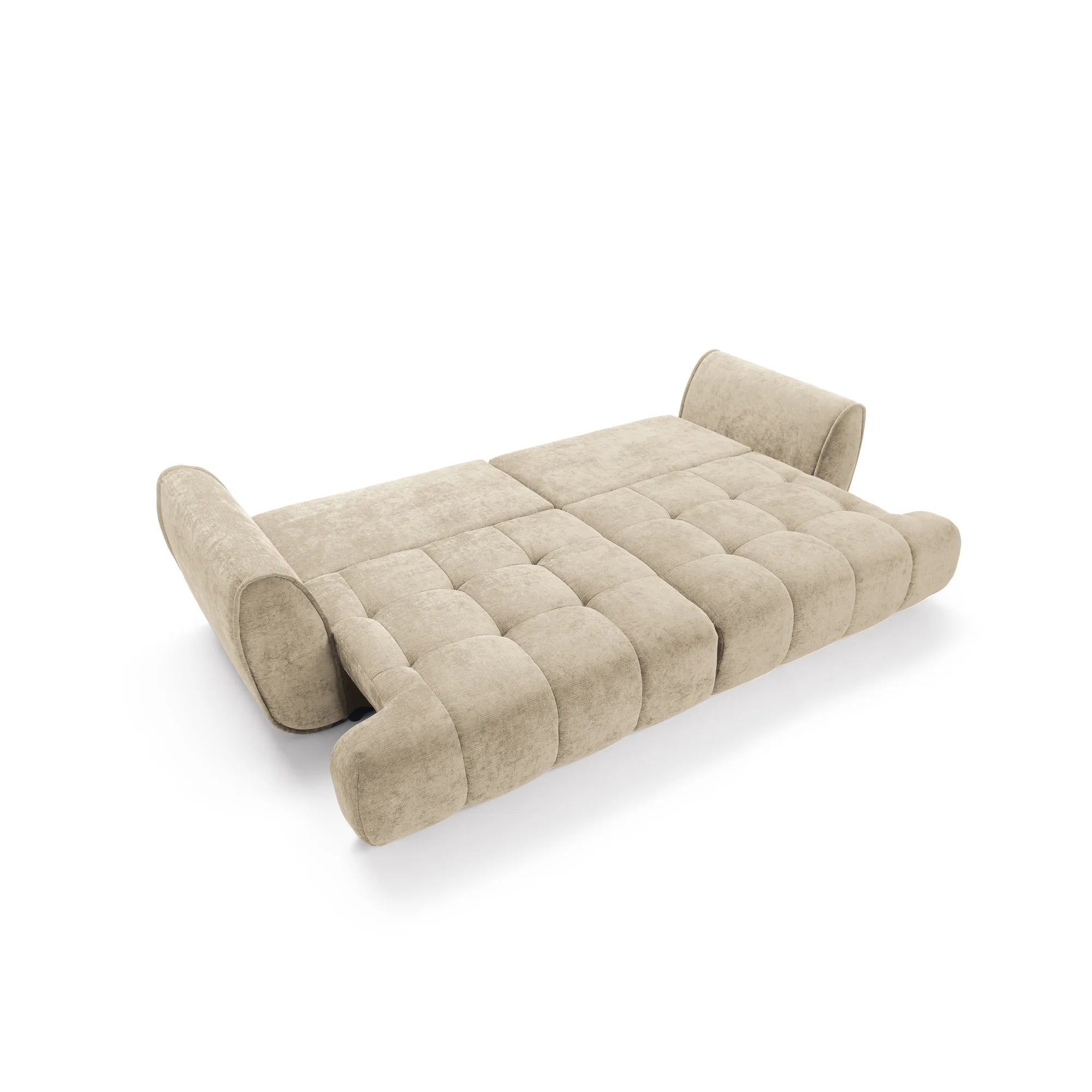 Designer Sofa Bombay mit Schlaff- & Bettkasten in Samt
