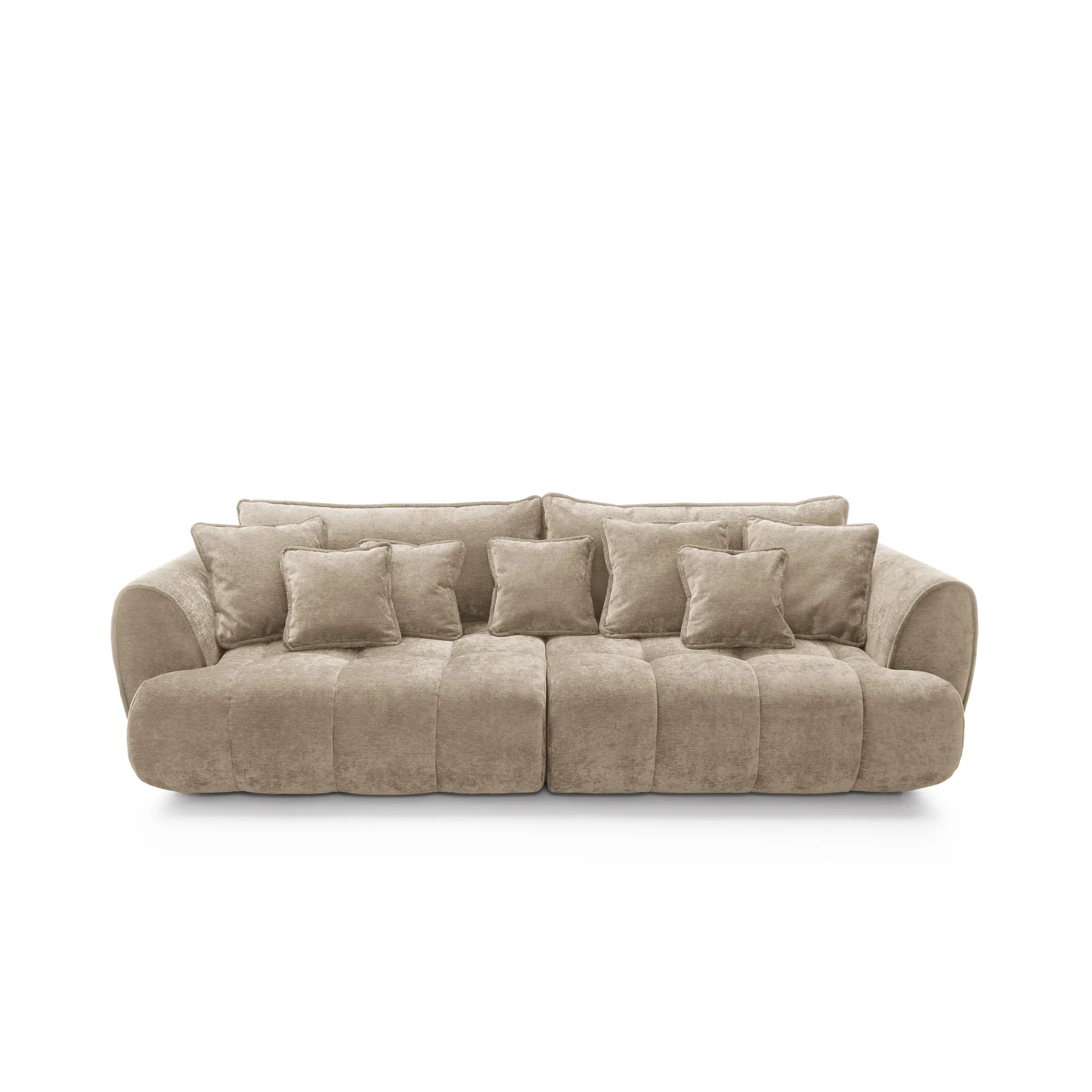 Designer Sofa Bombay mit Schlaff- & Bettkasten in Samt