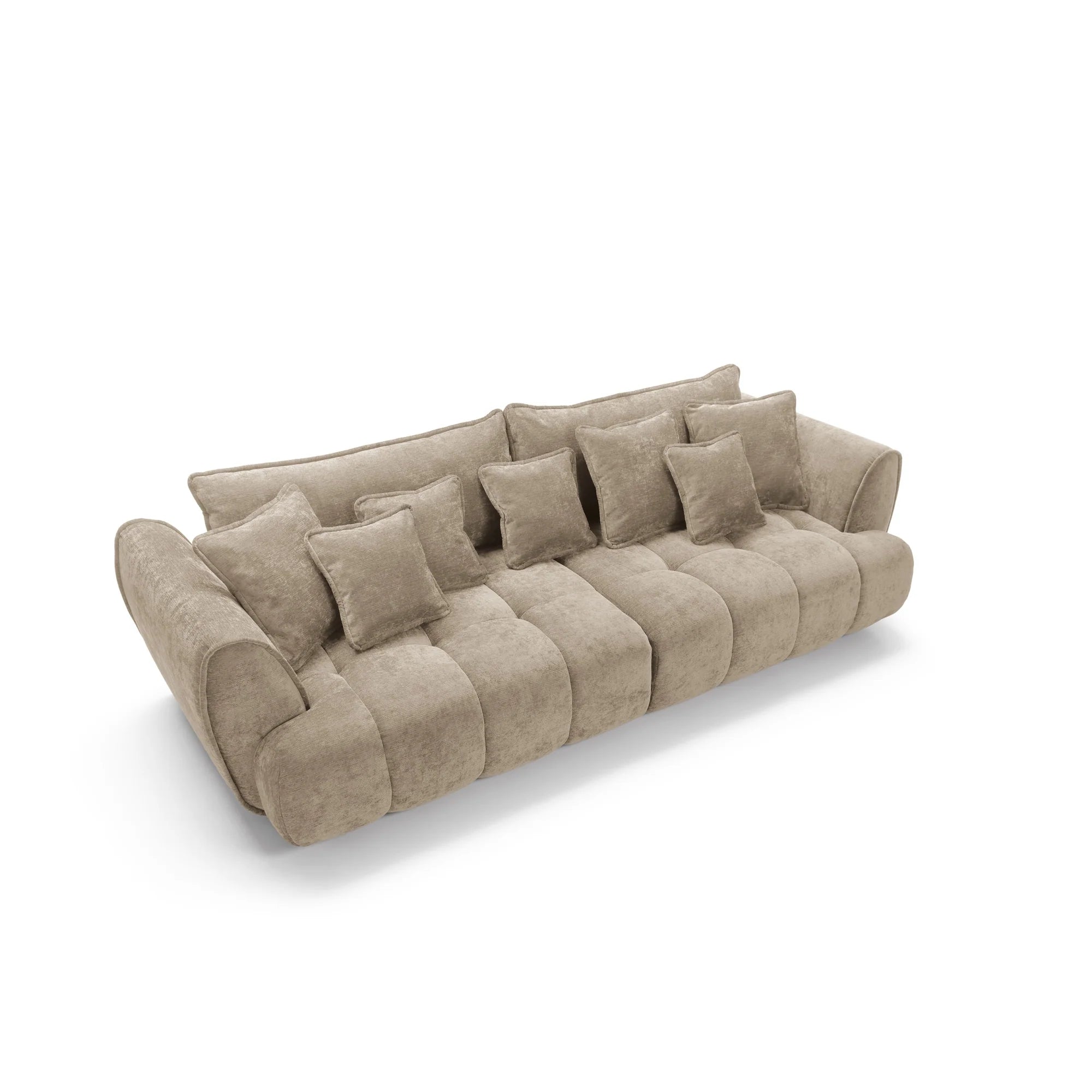 Designer Sofa Bombay mit Schlaff- & Bettkasten in Samt