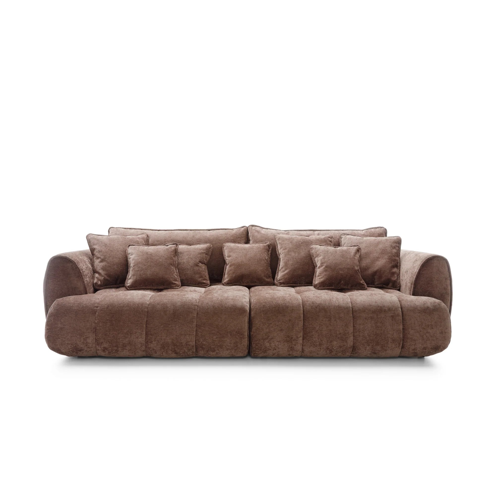 Designer Sofa Bombay mit Schlaff- & Bettkasten in Samt