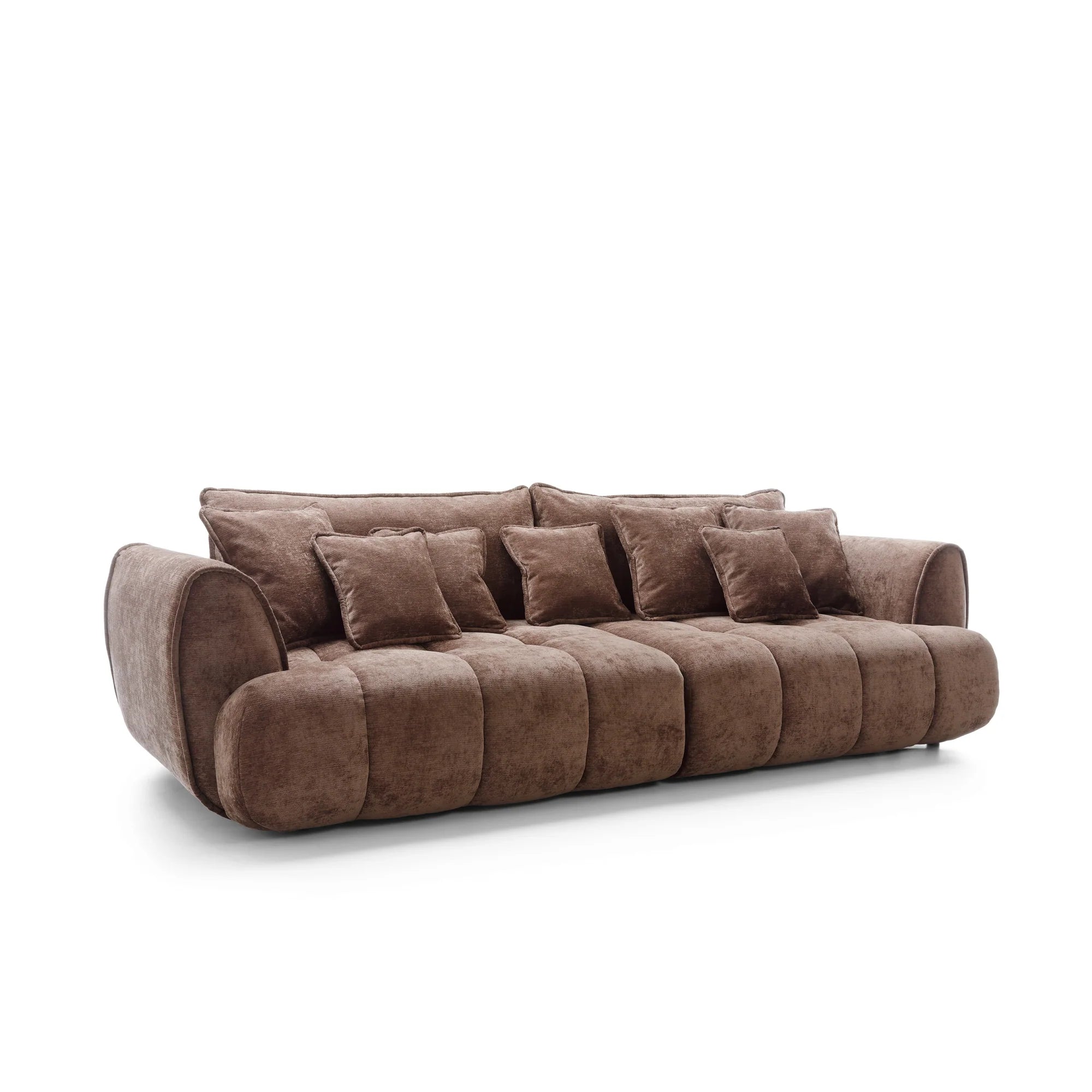Designer Sofa Bombay mit Schlaff- & Bettkasten in Samt
