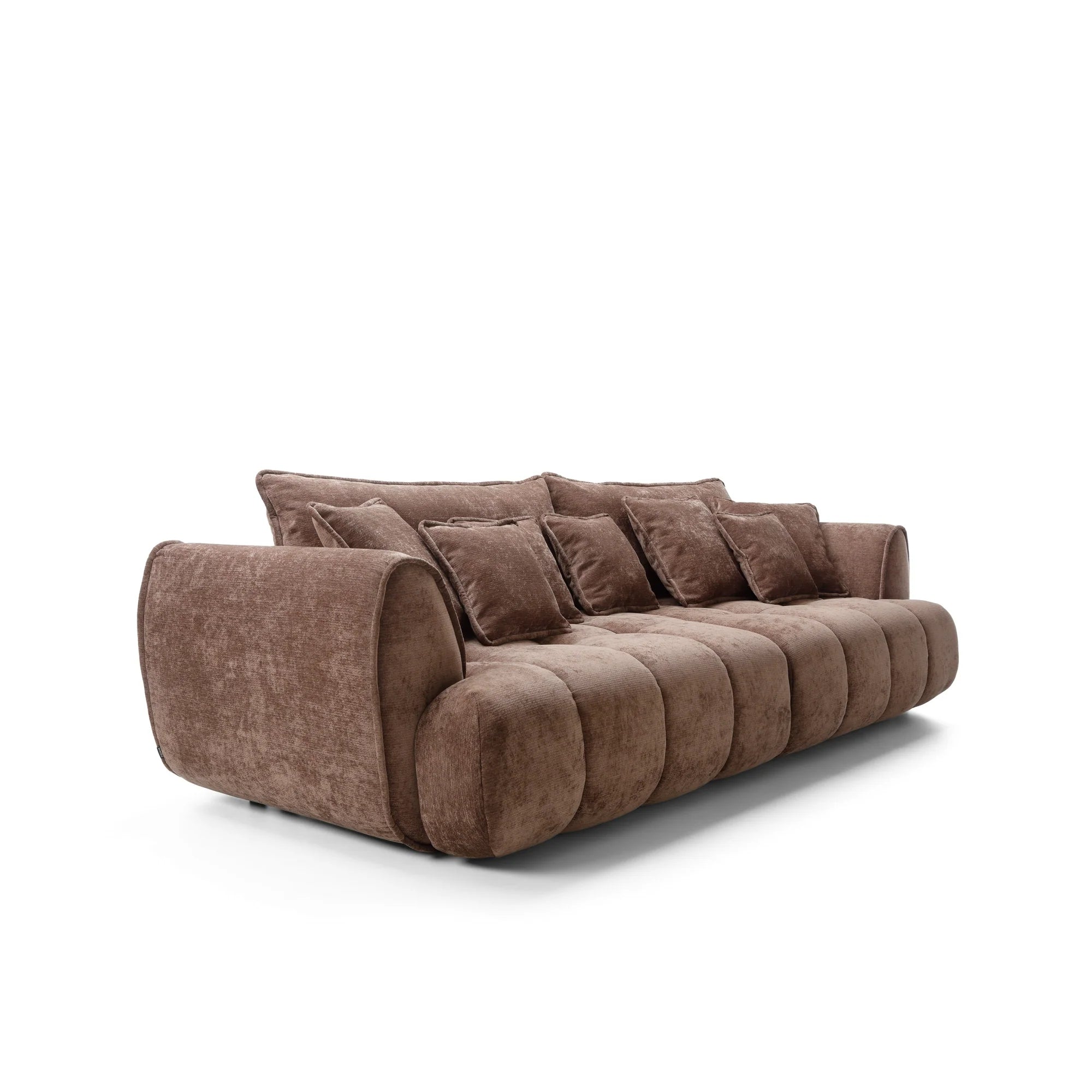 Designer Sofa Bombay mit Schlaff- & Bettkasten in Samt