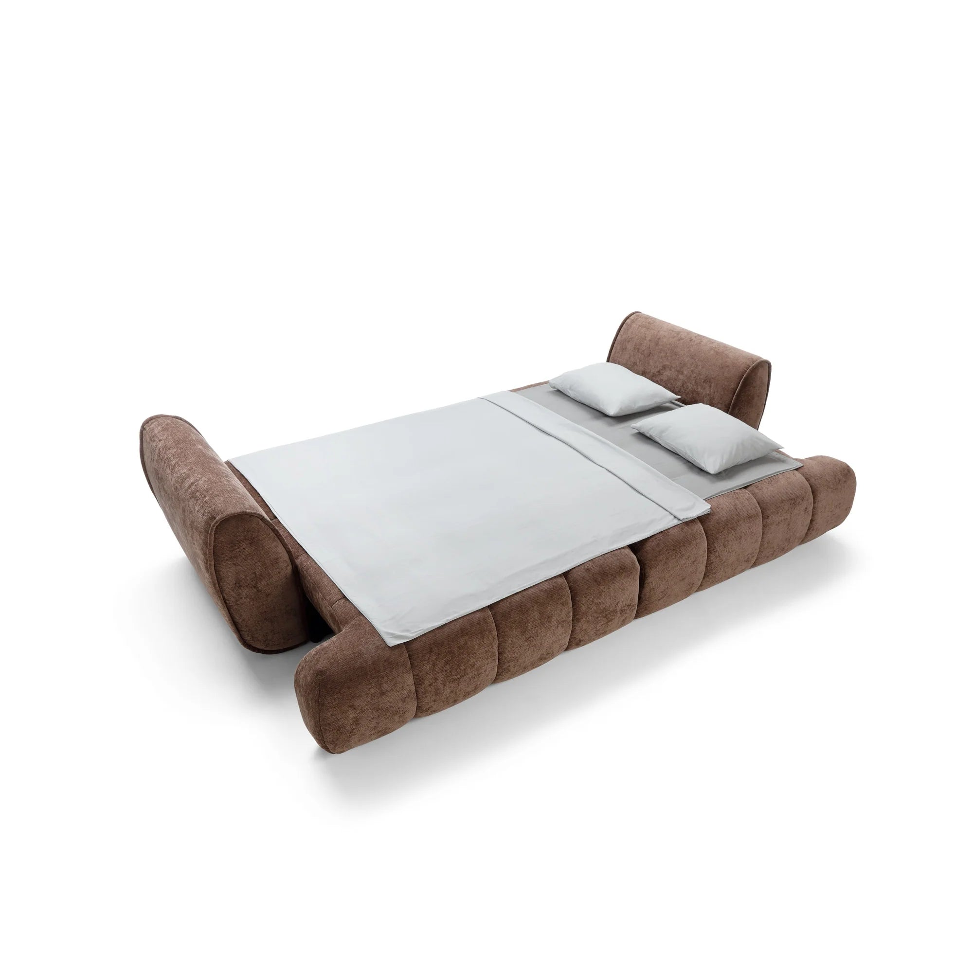 Designer Sofa Bombay mit Schlaff- & Bettkasten in Samt