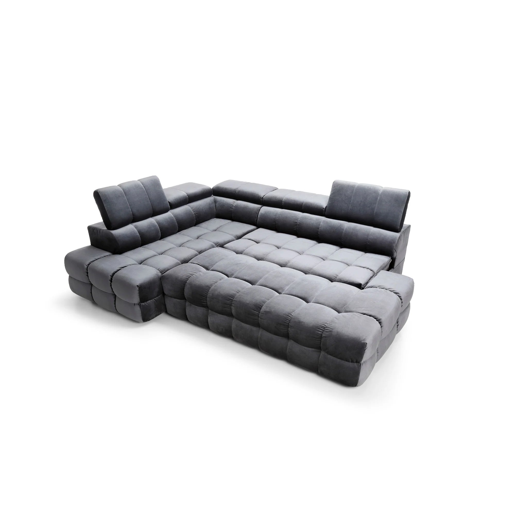 Designer Ecksofa Buffalo L mit Schlaffunktion & Bettkasten in samt