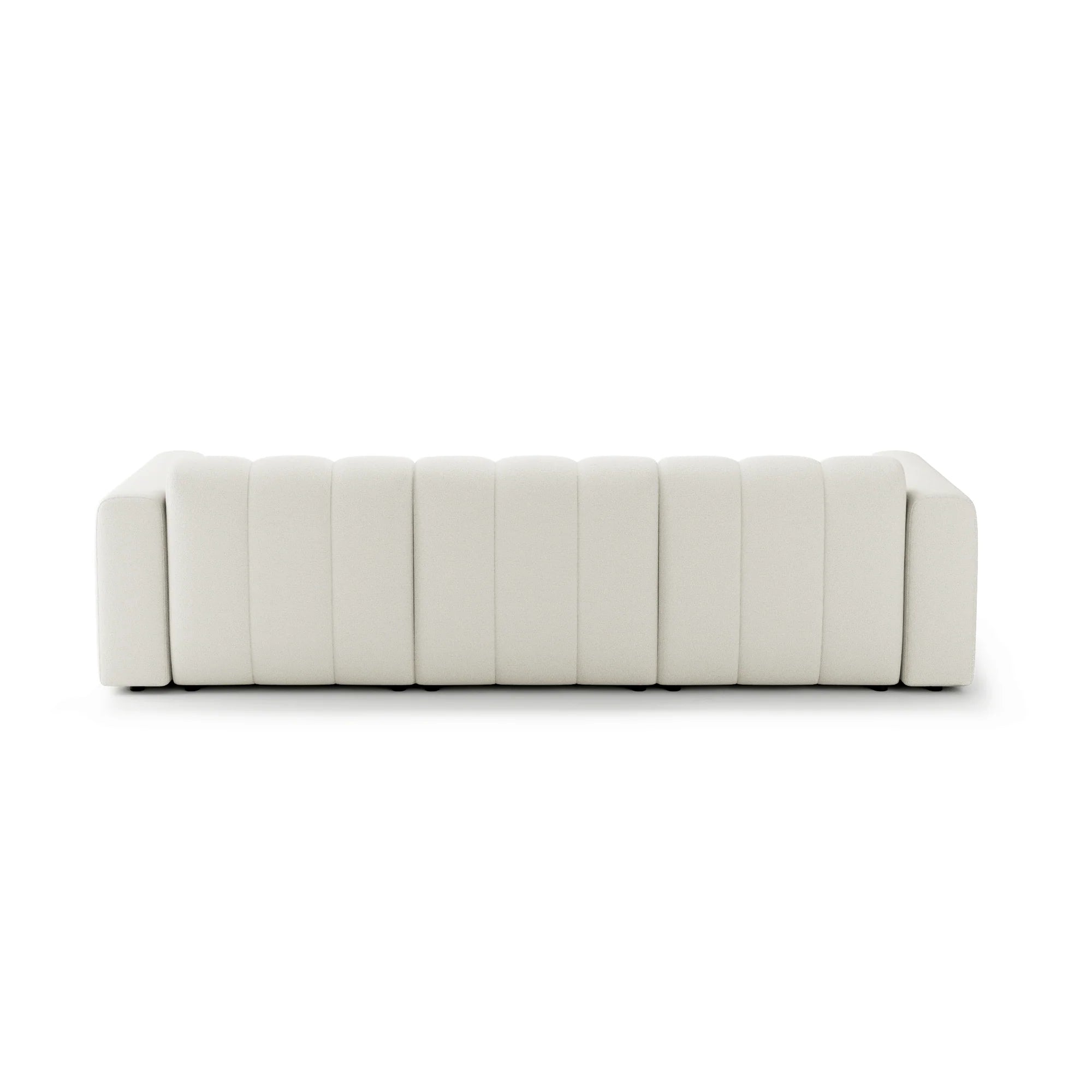 Designer Sofa Bummel 3-Sitzer modular in Bouclé