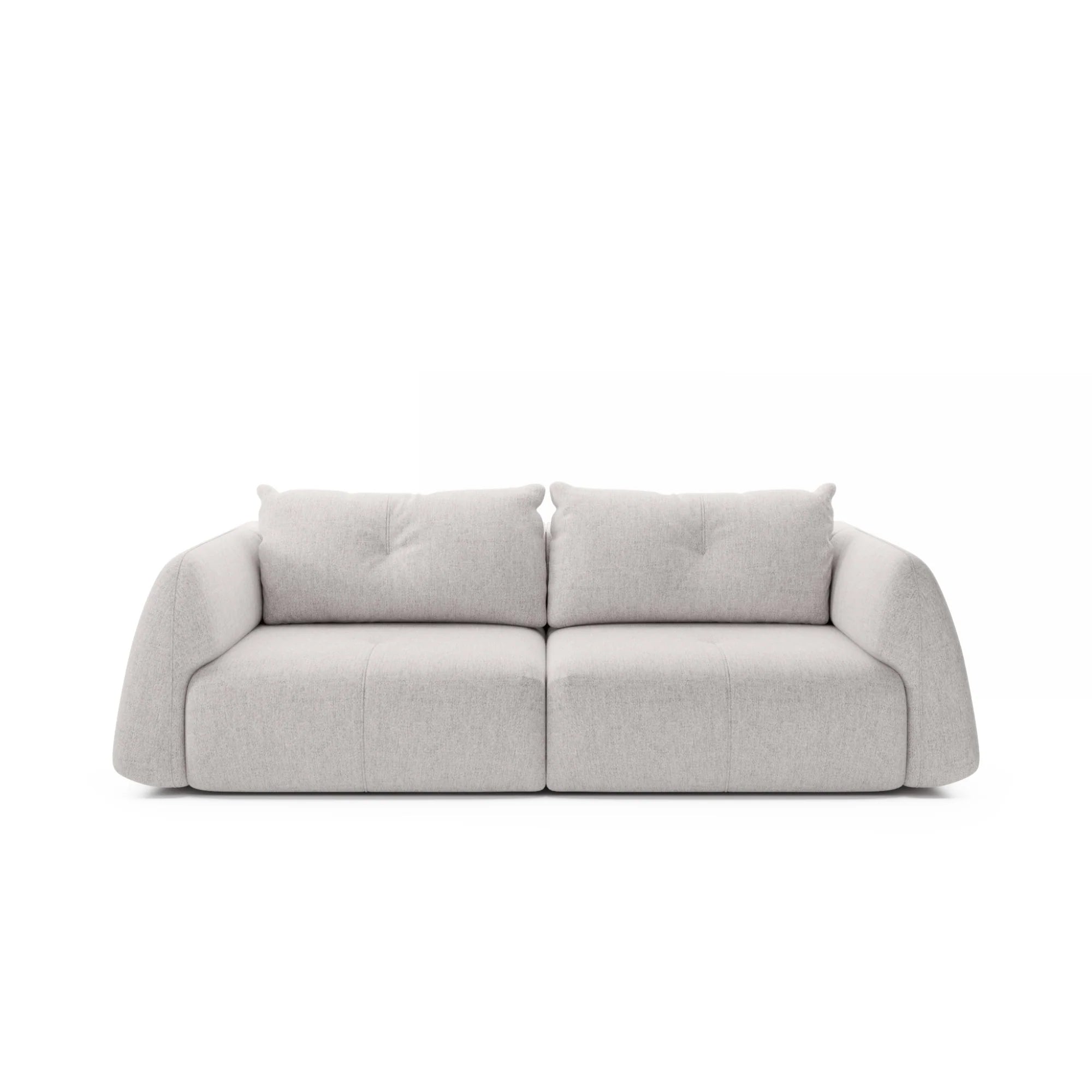 Designer Sofa Camira mit elektrisch verstellbarer Sitztiefe in Stoff