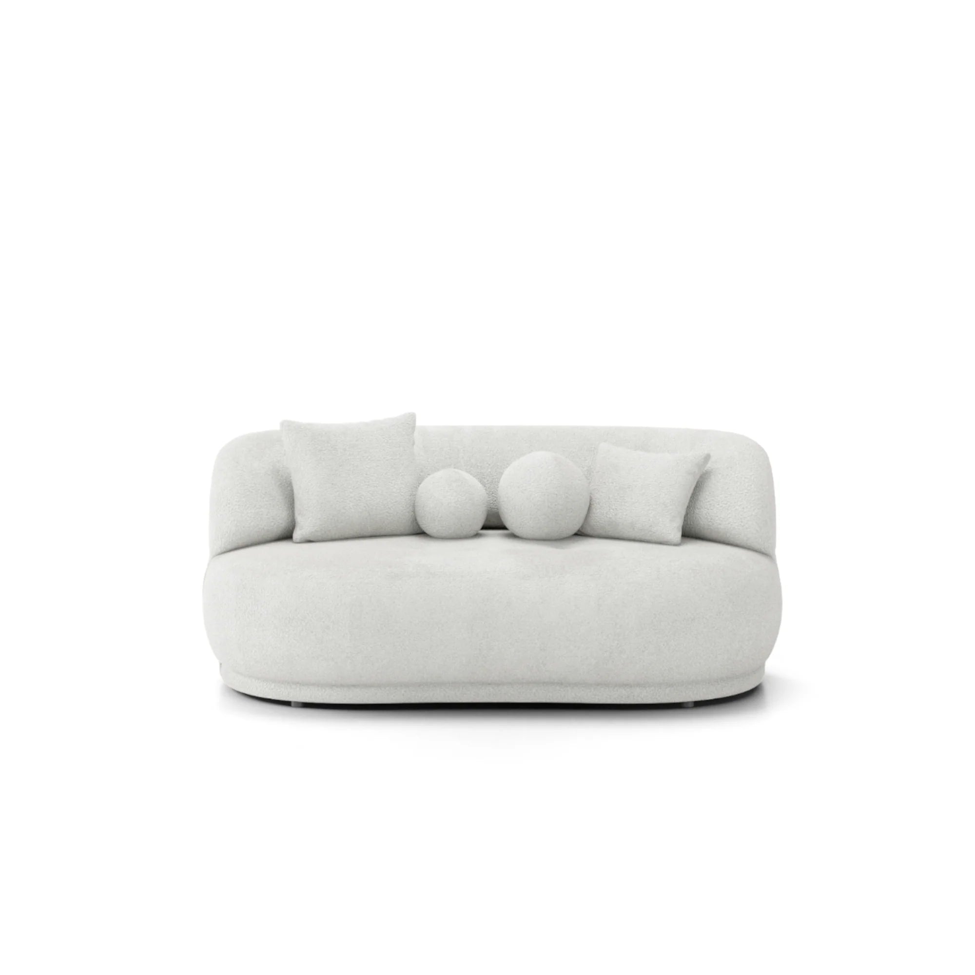 Designer Sofa Gio Mini 2‑Sitzer in Bouclé