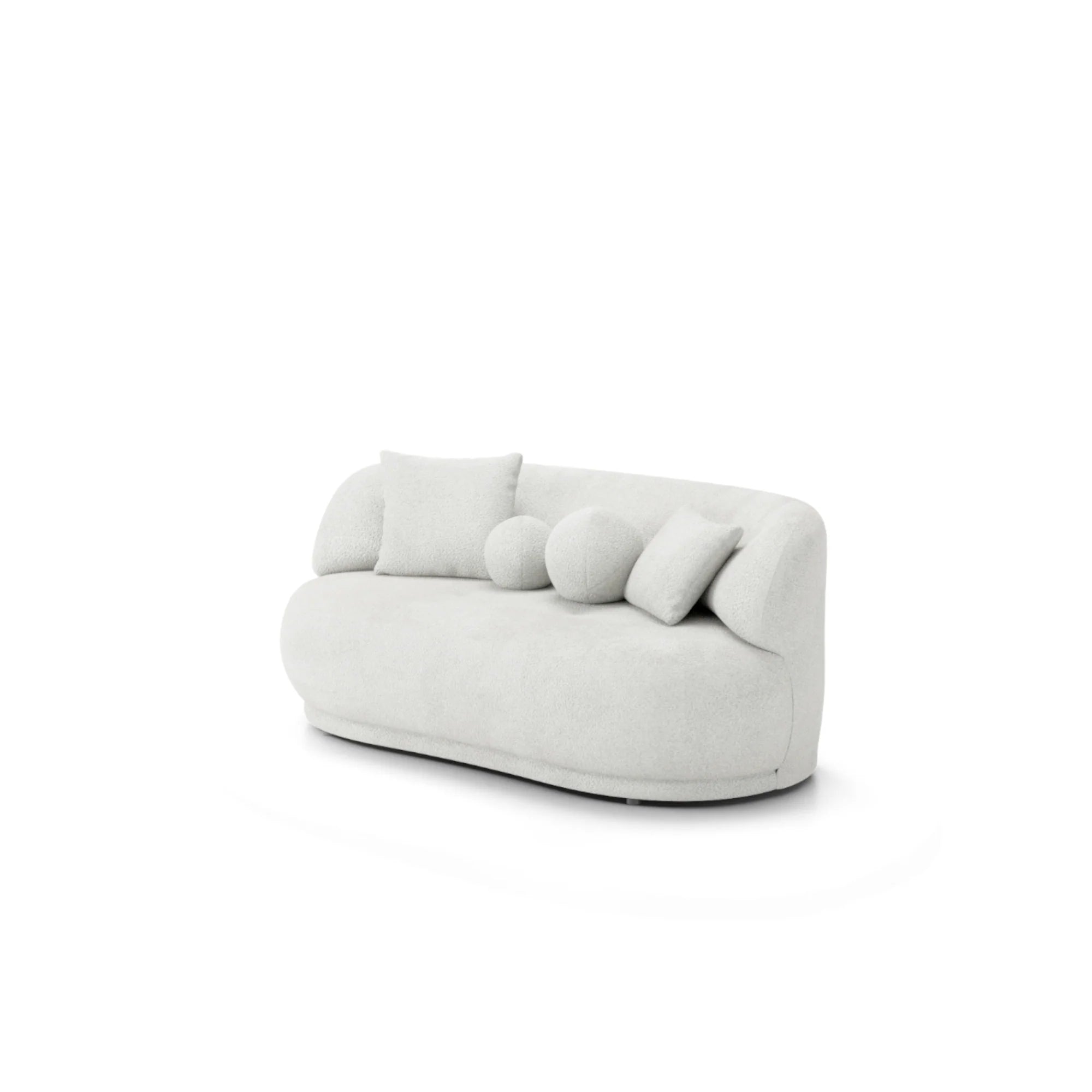 Designer Sofa Gio Mini 2‑Sitzer in Bouclé