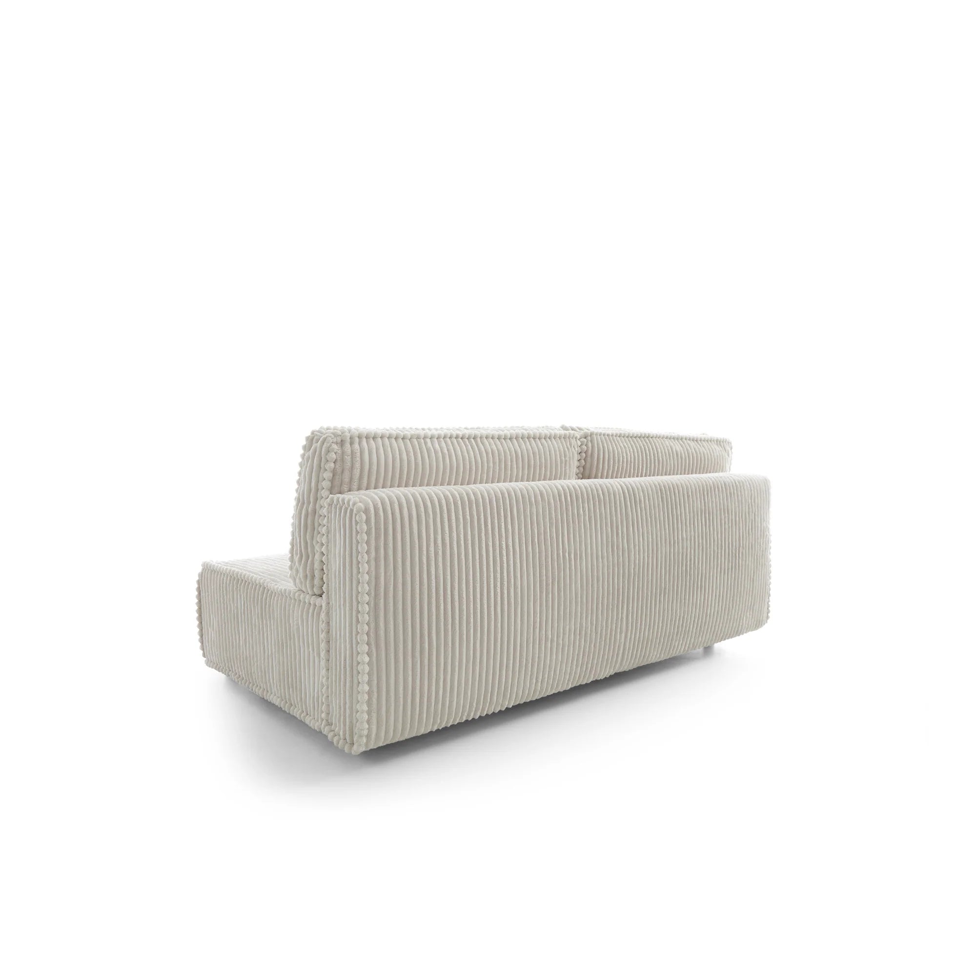 Designer Sofa Komma mit Schlaffunktion & Bettkasten in Cord