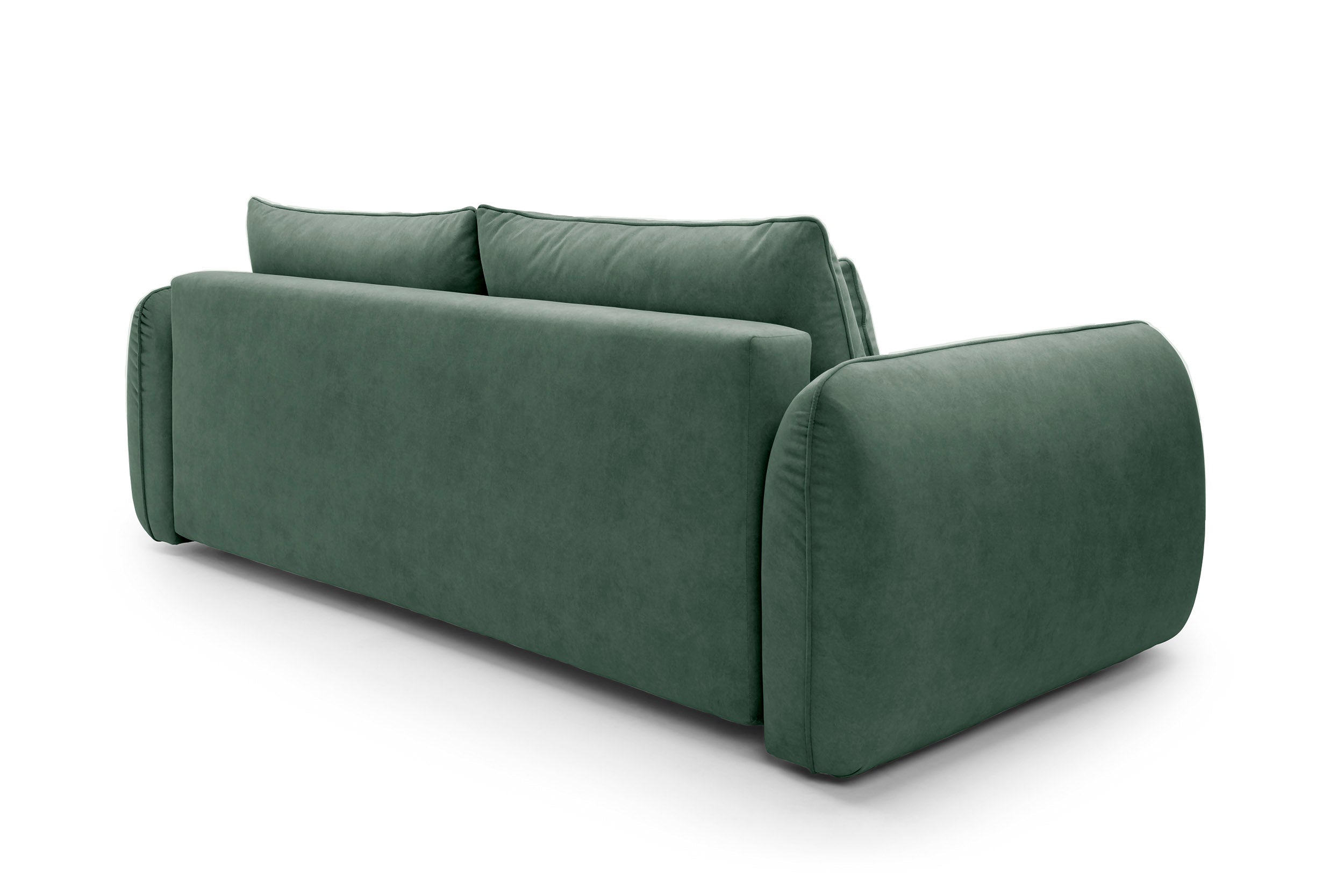Designer Maloy Sofa  mit Schlaffunktion & Bettkasten in Samt