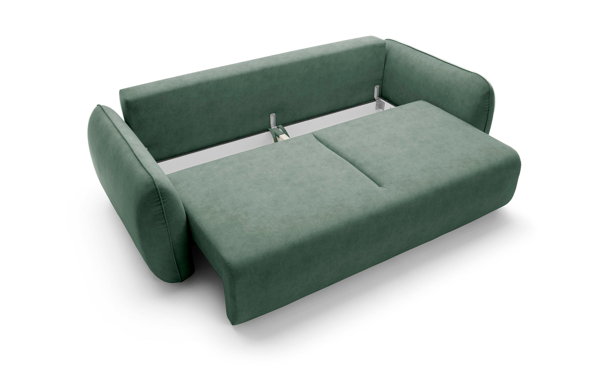 Designer Maloy Sofa  mit Schlaffunktion & Bettkasten in Samt