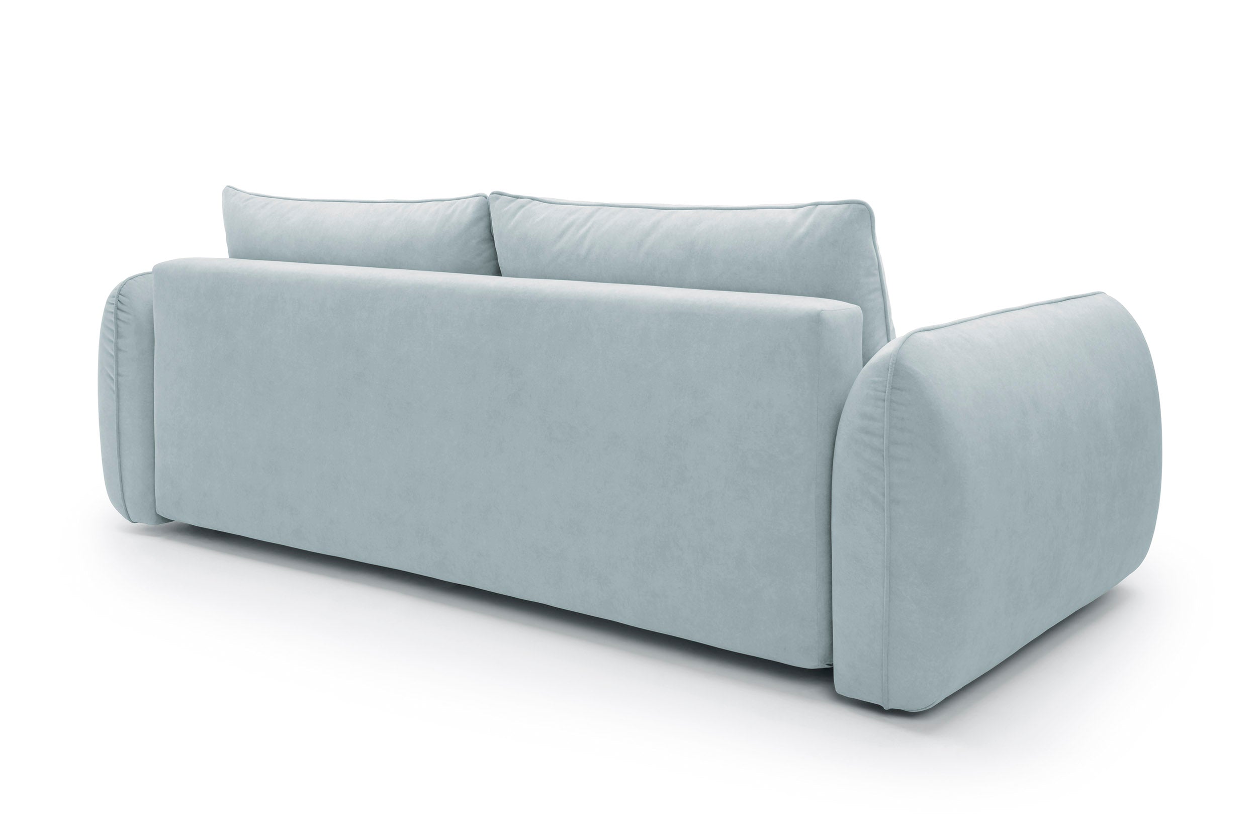 Designer Maloy Sofa  mit Schlaffunktion & Bettkasten in Samt