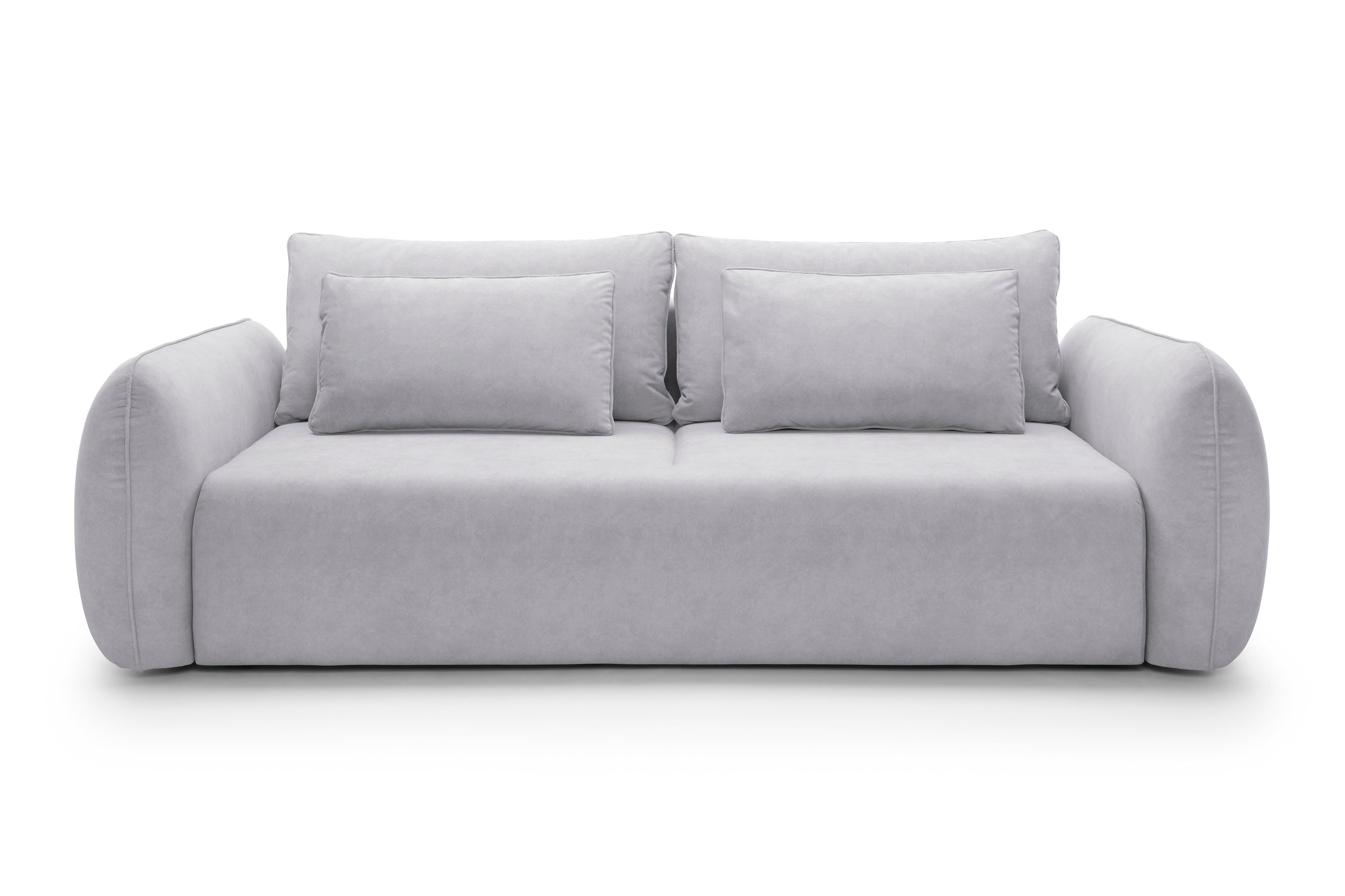 Designer Maloy Sofa  mit Schlaffunktion & Bettkasten in Samt
