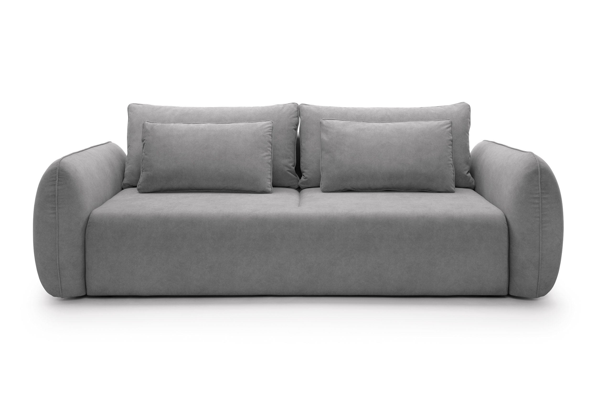 Designer Maloy Sofa  mit Schlaffunktion & Bettkasten in Samt
