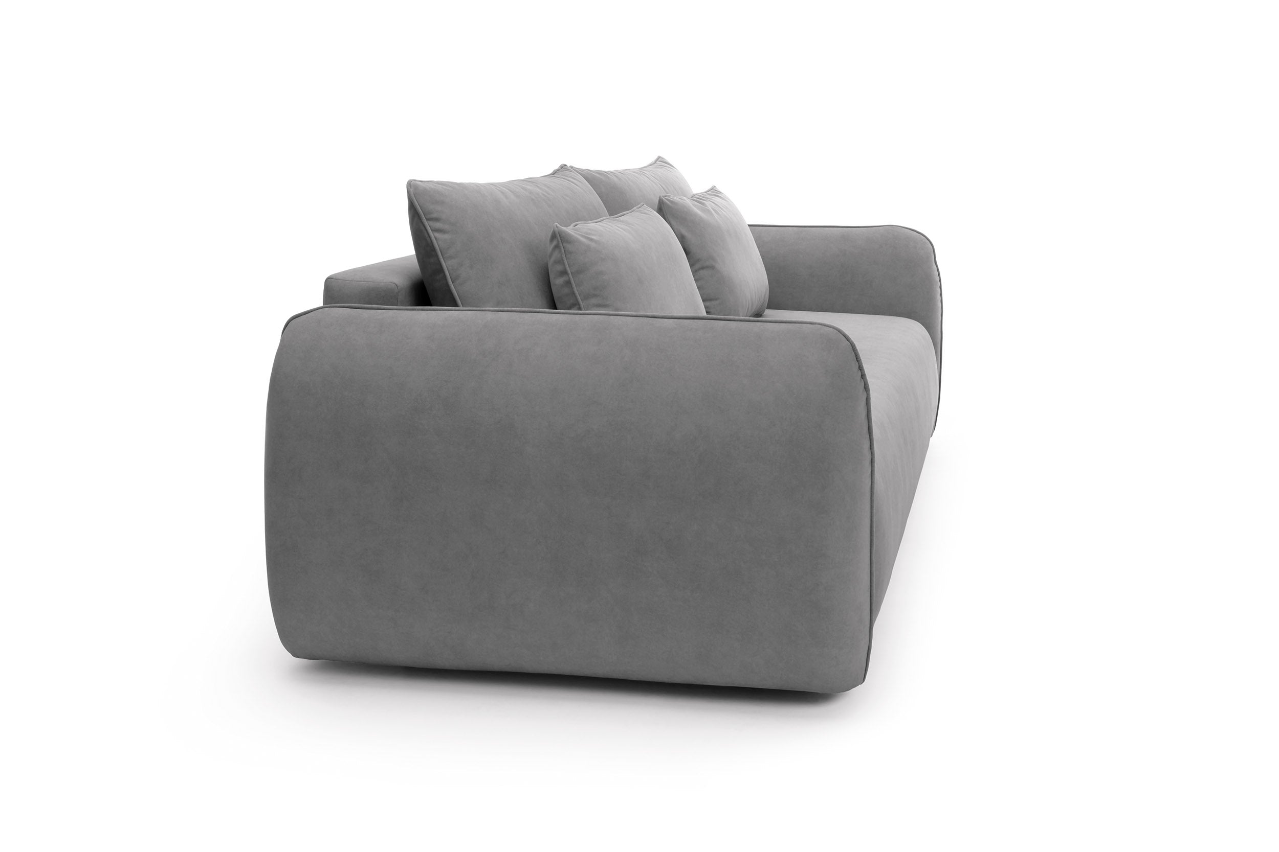 Designer Maloy Sofa  mit Schlaffunktion & Bettkasten in Samt