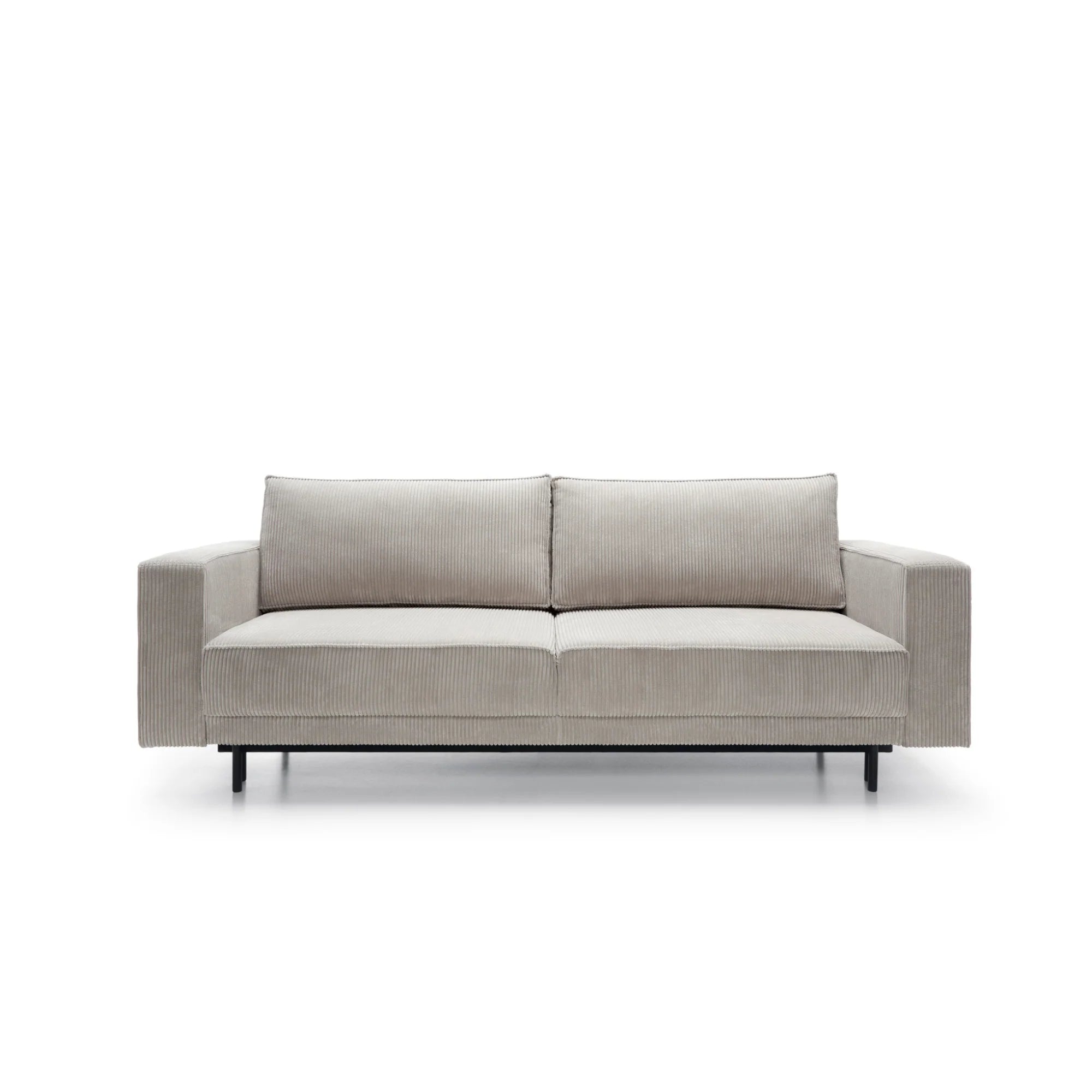Designer Sofa Modo mit Schlaffunktion & Bettkasten in Cord