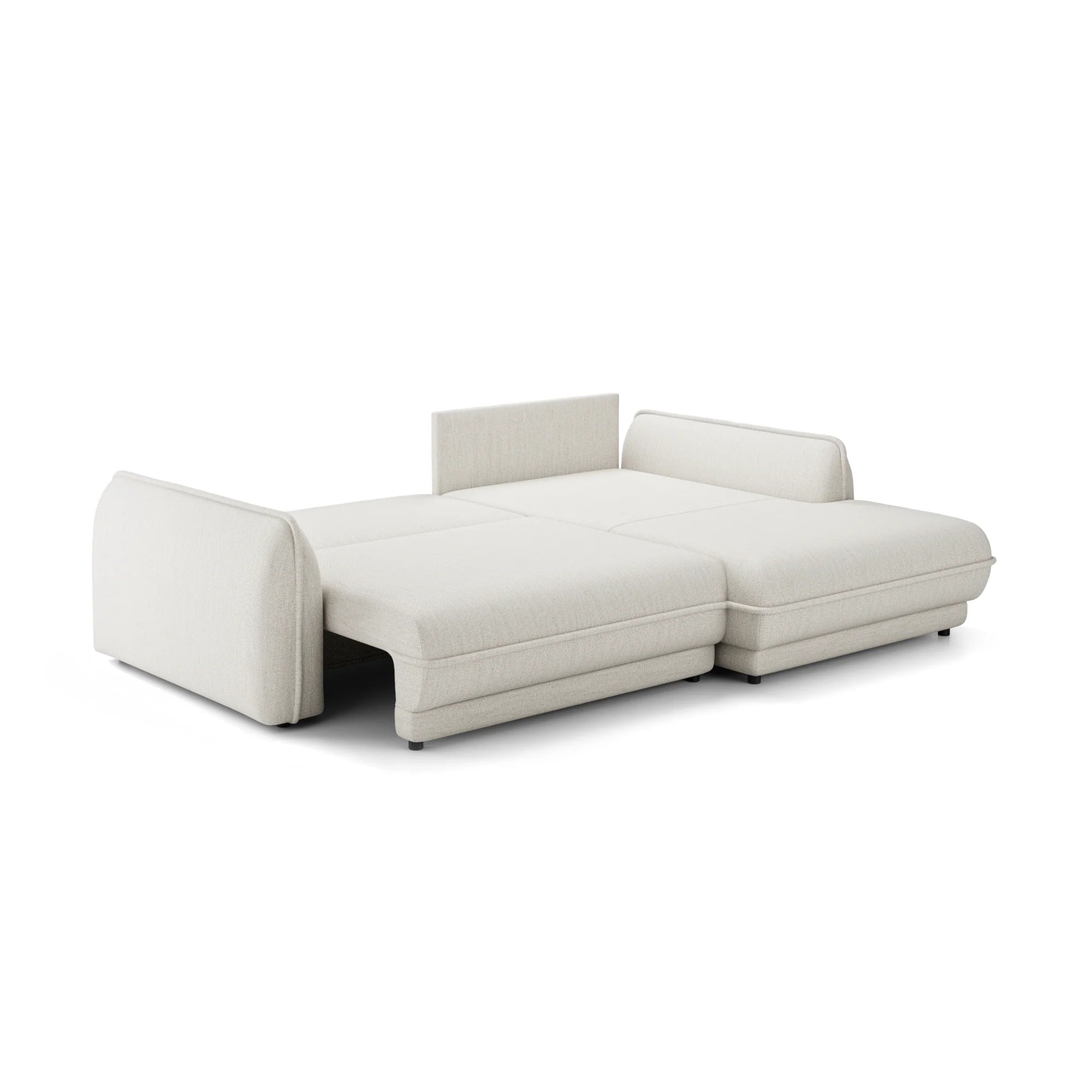 Designer Ecksofa Mojave I mit Schlaf- und Klappfunktion in Stoff