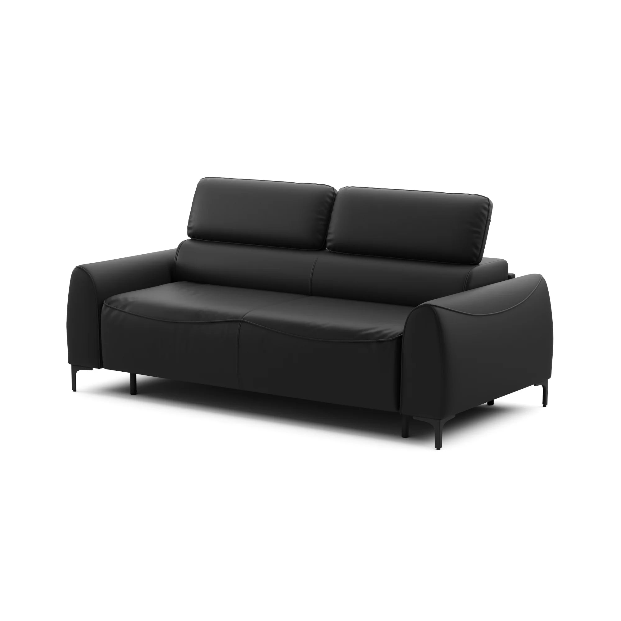 Sofa Monza mit Schlaf- und Klappfunktion in Kunstleder