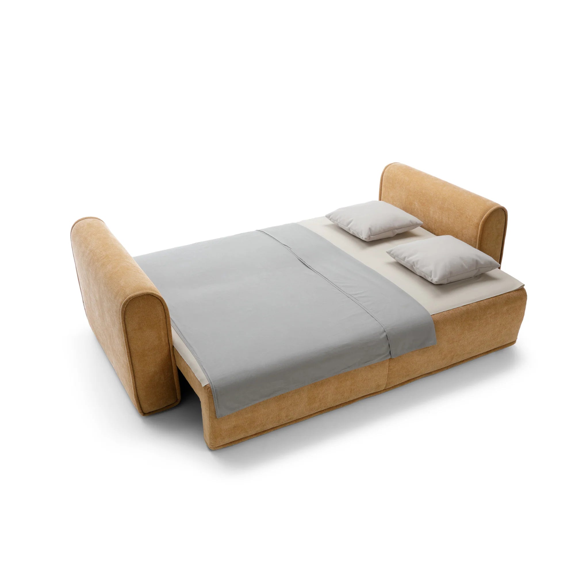 Designer 3-Sitzer Sofa Munro mit Schlaffunktion in Stoff