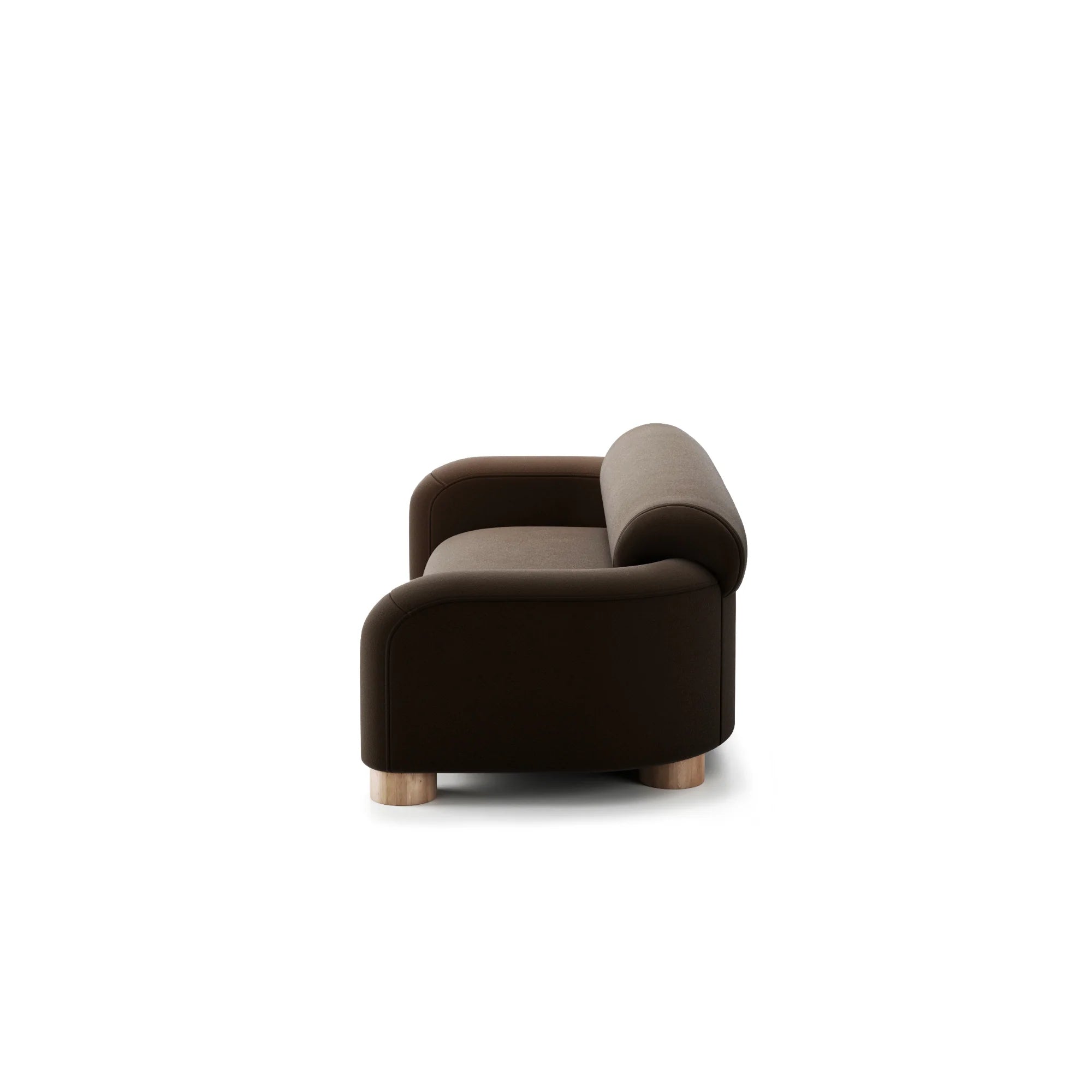 Designer Sofa Path 3-Sitzer in Samt