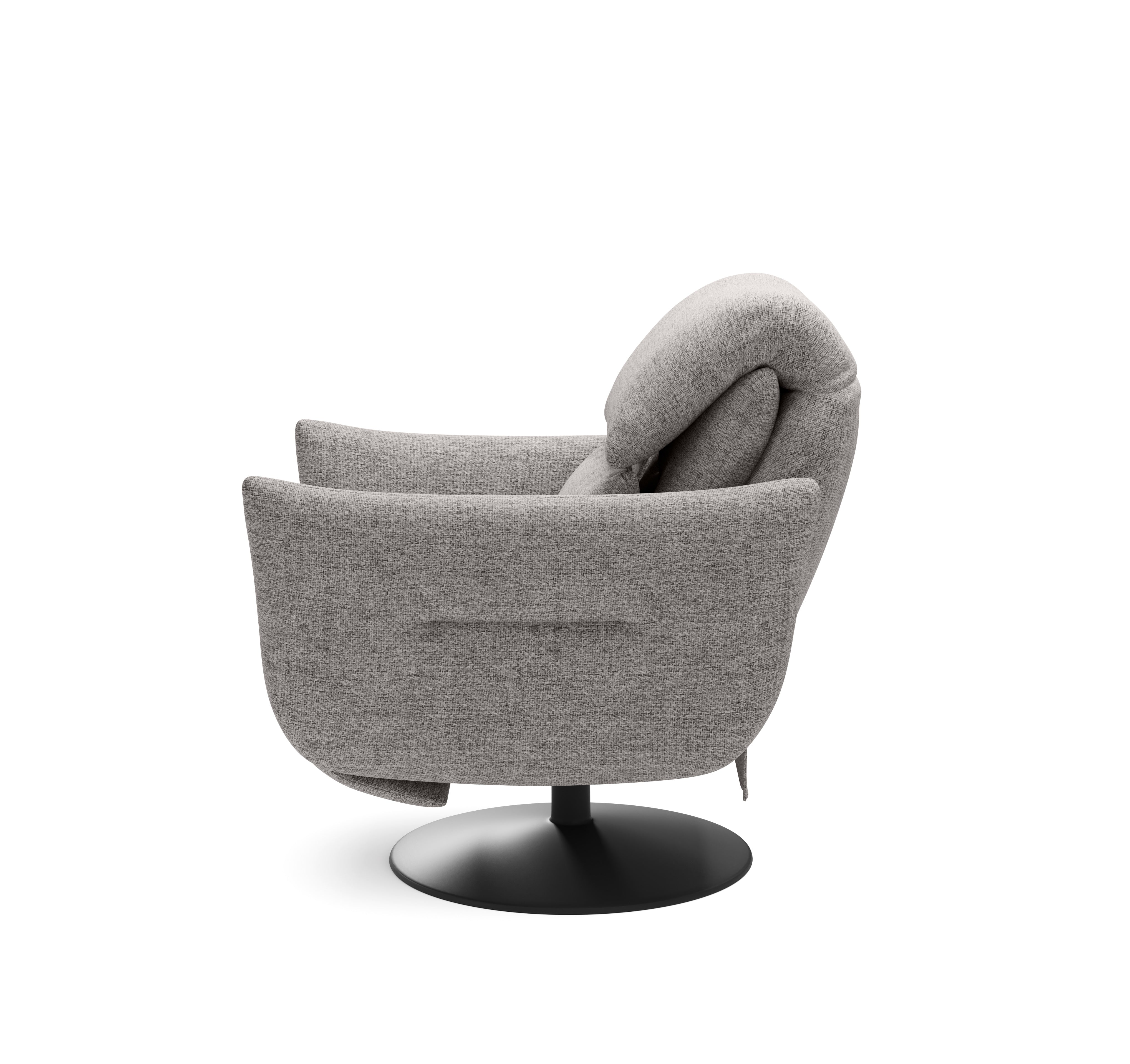 Designer Sessel Roy mit Relaxfunktion & Drehgestell