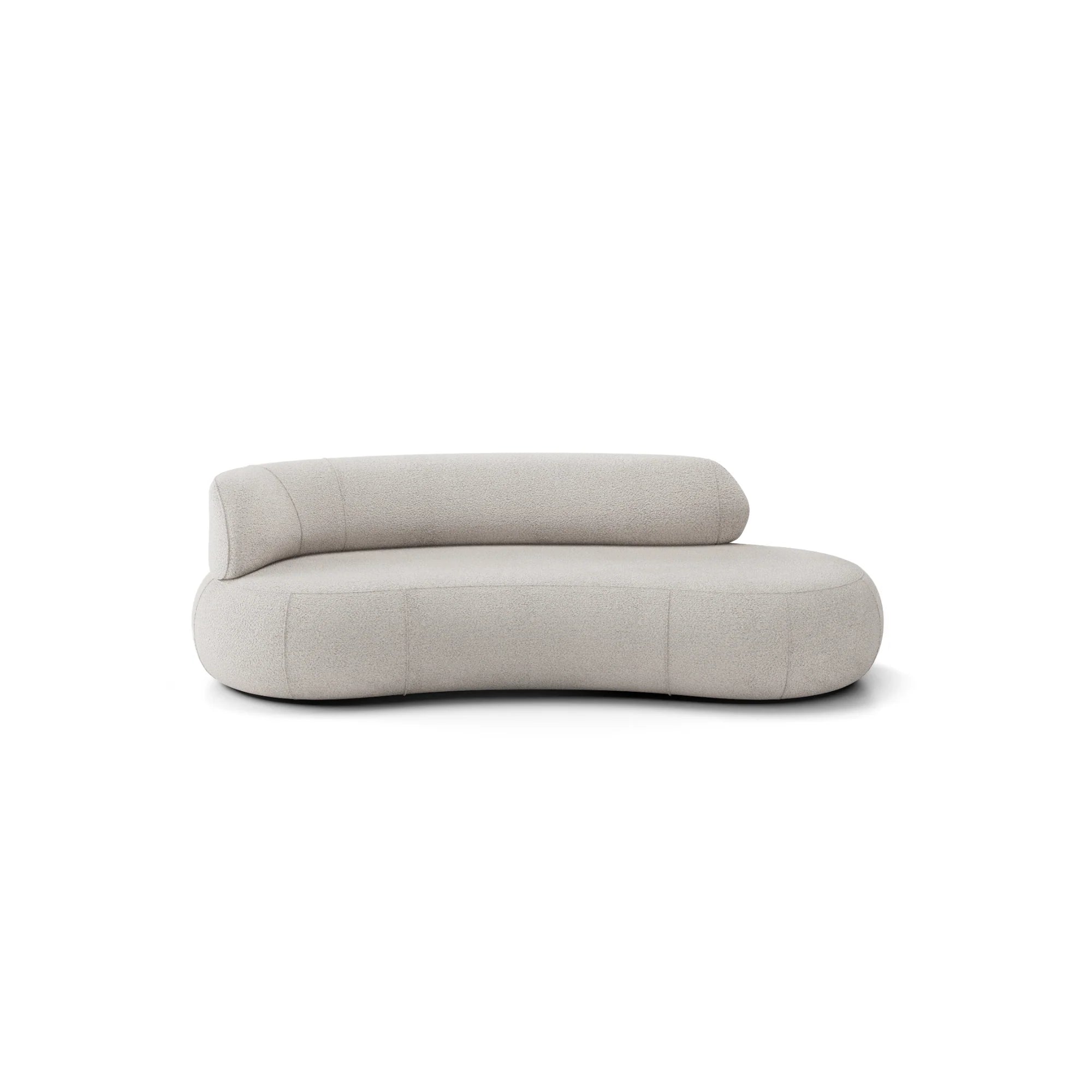 Designer Sofa Soul 3‑Sitzer in Bouclé