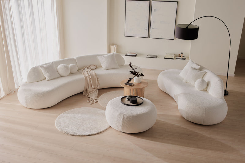 Designer 3-Sitzer Sofa Soul modular in Bouclé