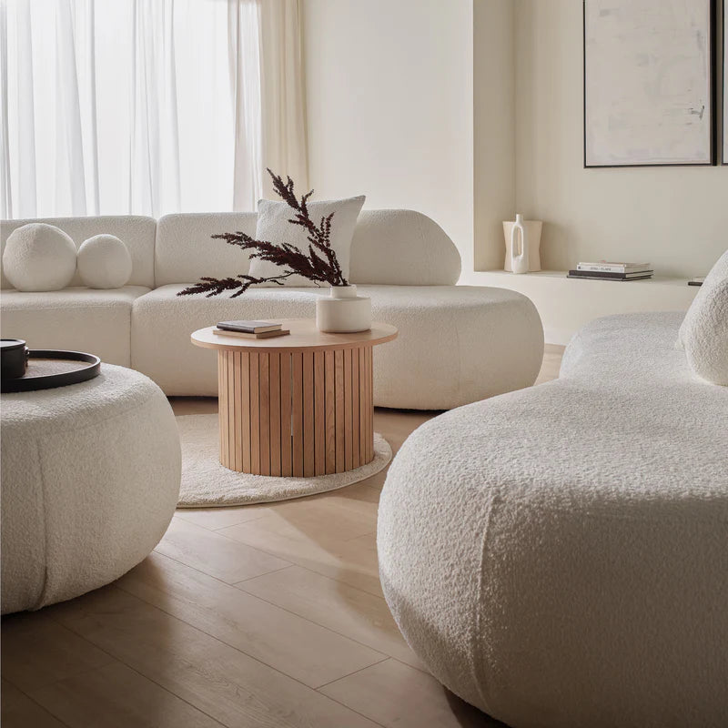 Designer 3-Sitzer Sofa Soul modular in Bouclé