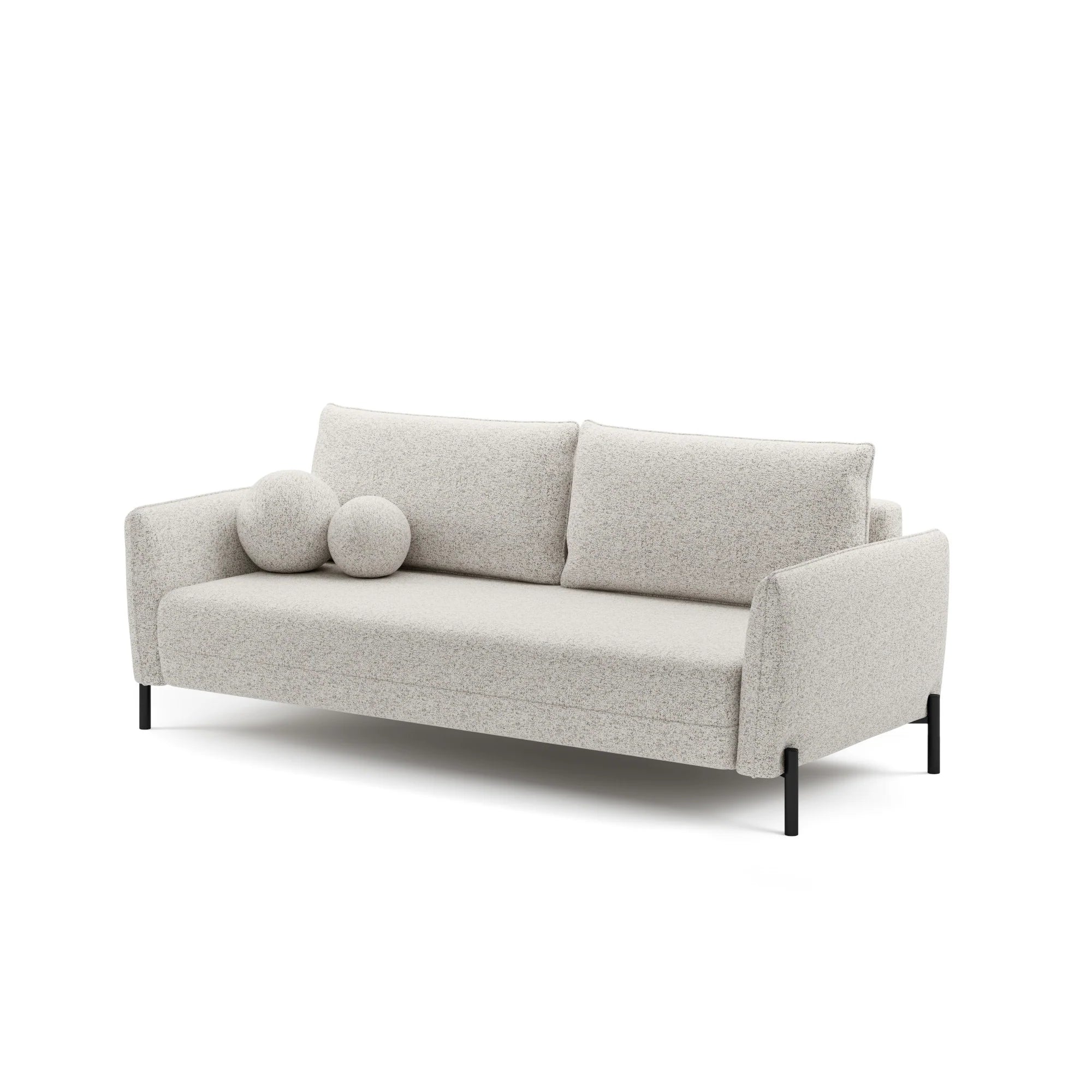 Designer Sofa Vasco mit Schlaffunktion & Bettkasten in Stoff