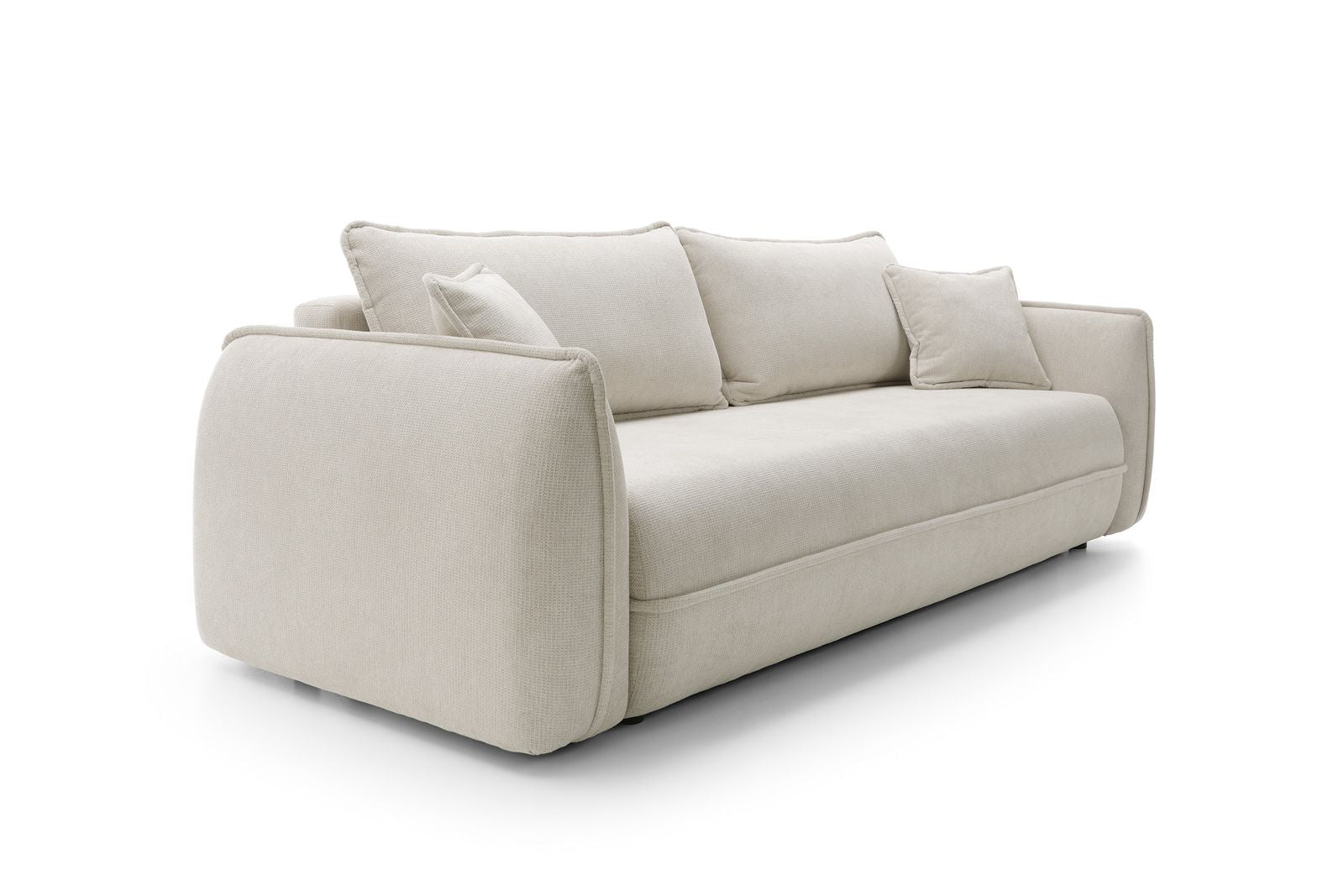 Designer Sofa Moho mit Schlaf- und Klappfunktion in Stoff