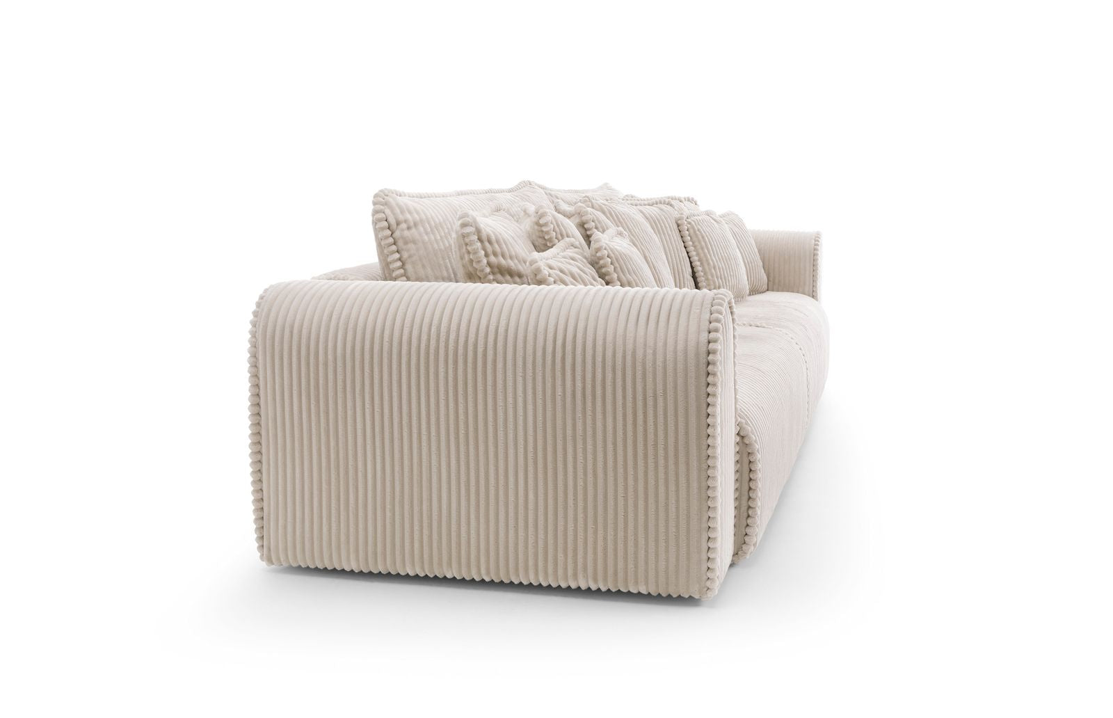 Designer Sofa Big Buddy 4-Sitzer mit Schlaff- & Bettkasten in Cord