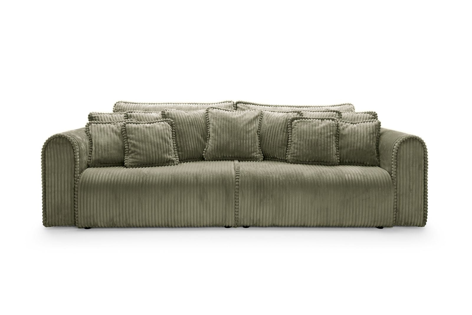 Designer Sofa Big Buddy 4-Sitzer mit Schlaff- & Bettkasten in Cord