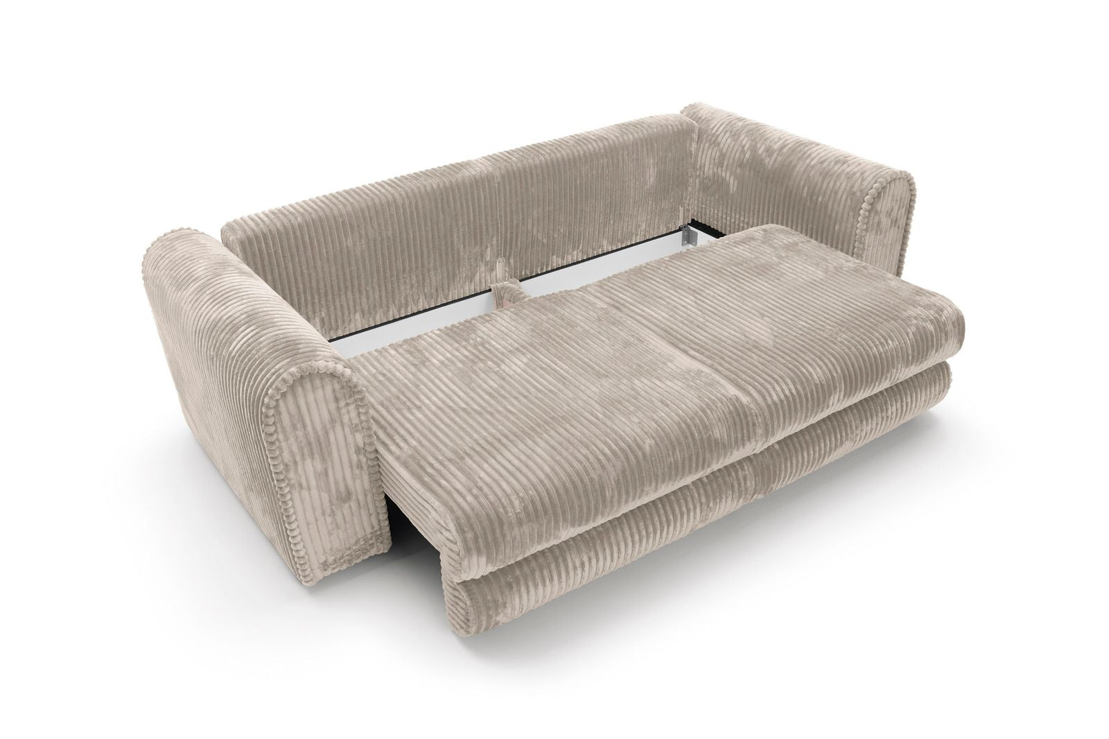 Designer Sofa Lil Buddy 3-Sitzer mit Schlaff- & Bettkasten in Cord