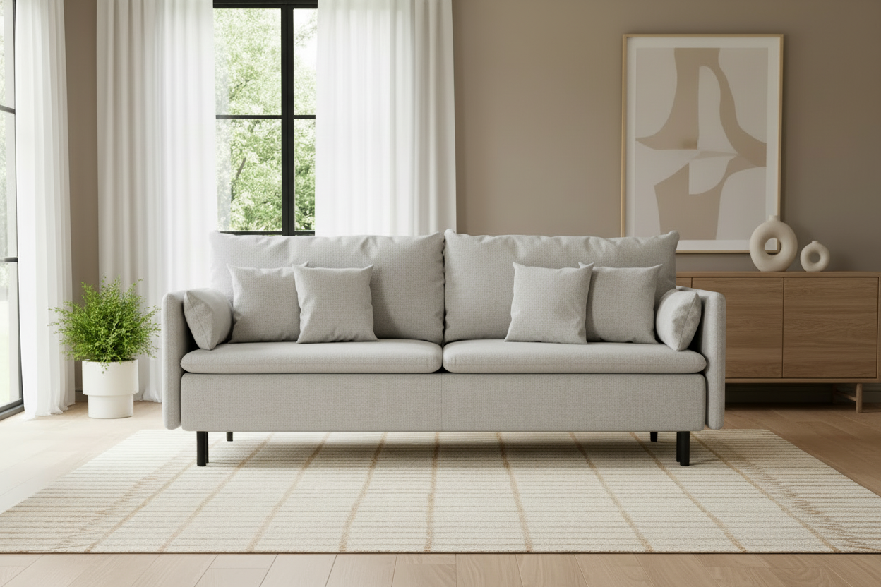 Asti Sofa in Puente 09 Bouclé