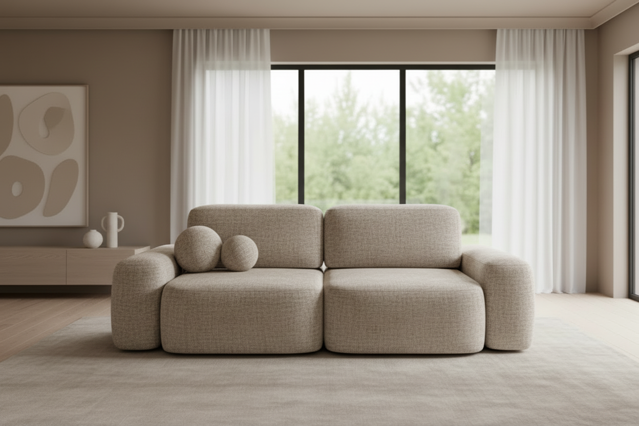 Bold Sofa in Cremona Greige/Taupe