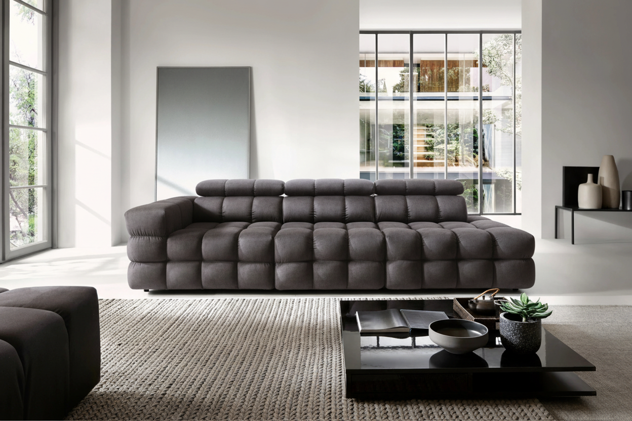 Buffalo Sofa Element Velour Anthracite