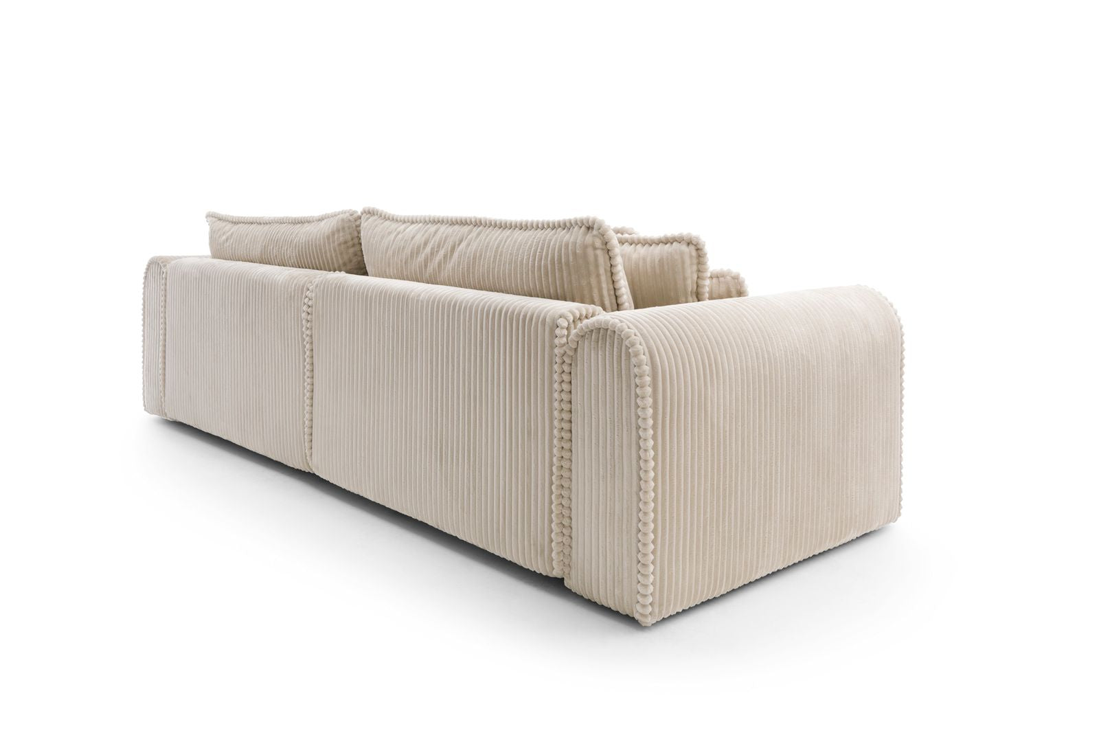 Designer Sofa Big Buddy 4-Sitzer mit Schlaff- & Bettkasten in Cord