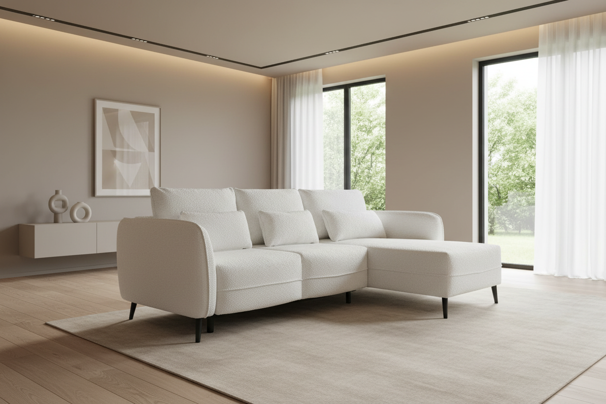 Elegy Ecksofa 45° Ansicht