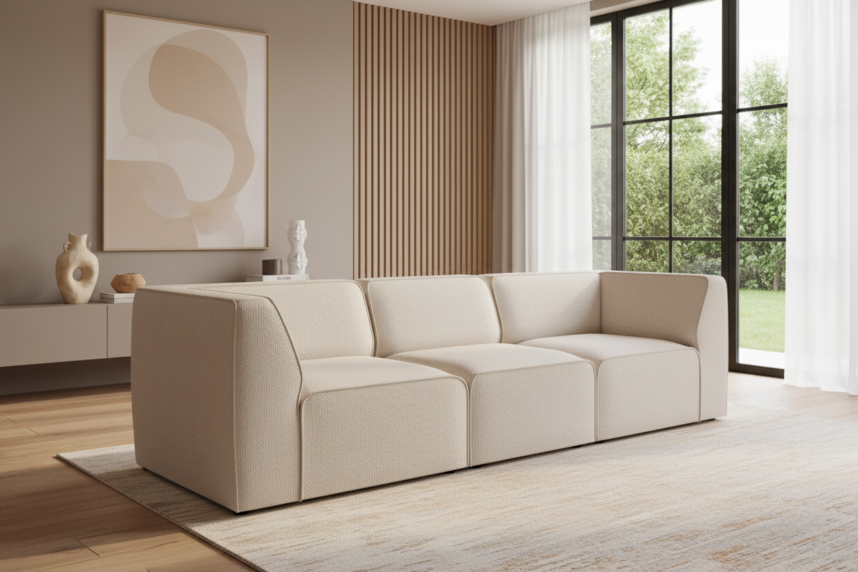 Hugg 3 Sofa 45° Ansicht