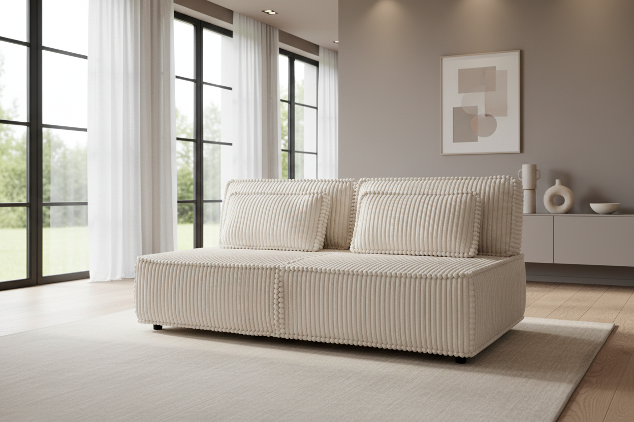 Komma Sofa 45° Ansicht näher