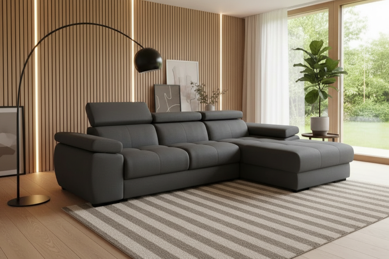 Lizbona I Dunkelgrau Schräg